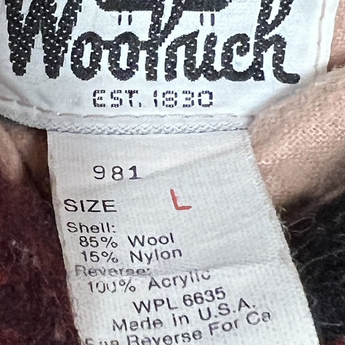Vintage × Woolrich Woolen Mills VTG Woolrich Jacket Red Plaid Reversible Coat Blaze Wool Size US L / EU 52-54 / 3 - 6 Thumbnail