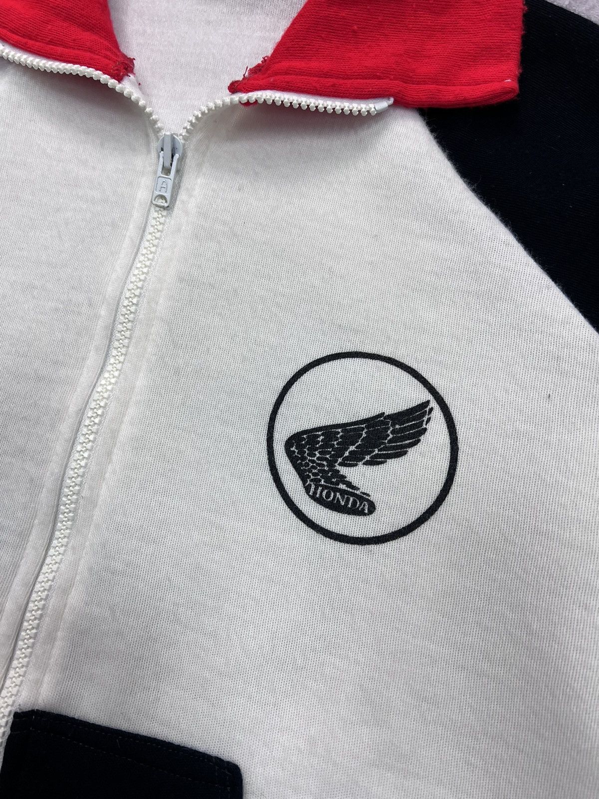Honda × Vintage Vintage Honda Zip Hoodie Big Logo Y2K Style USA Car 00s Size US S / EU 44-46 / 1 - 3 Thumbnail