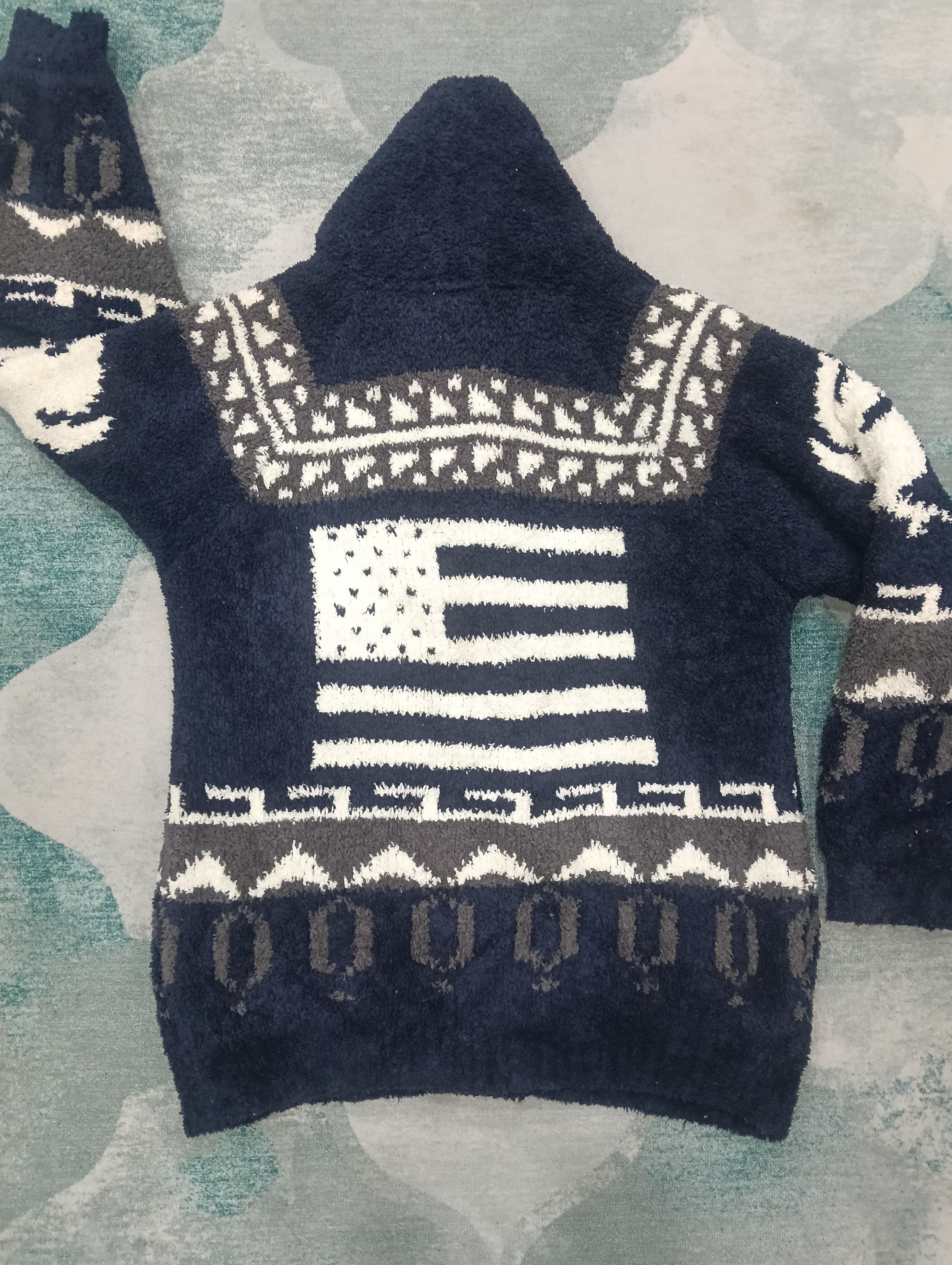 Beauty Beast × Errolson Hugh × Japanese Brand Vintage Kashwere Like Fleece Size US L / EU 52-54 / 3 - 5 Thumbnail