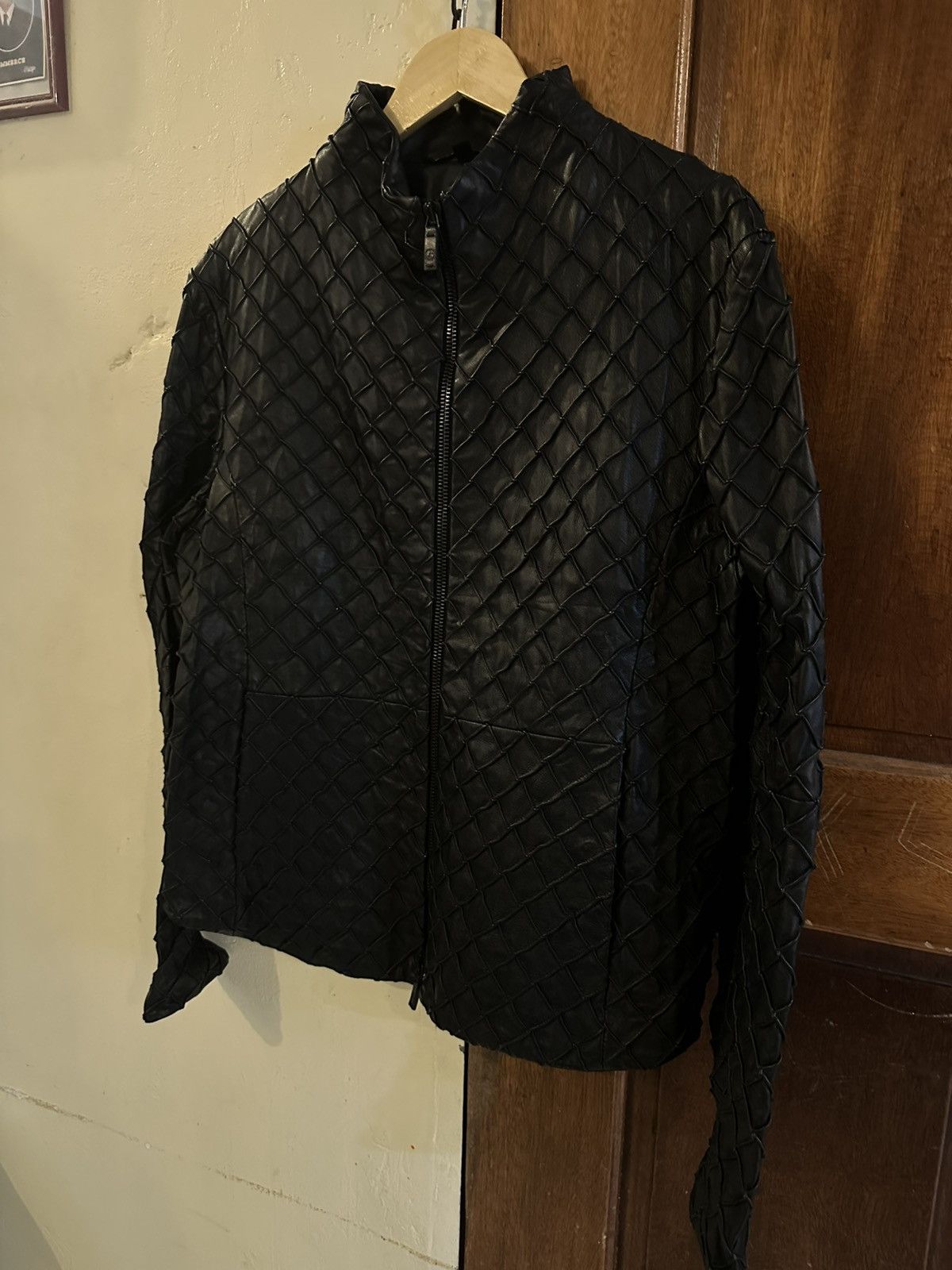Giorgio Armani GIORGIO ARMANI LEATHER JACKET Size US L / EU 52-54 / 3 - 2 Thumbnail