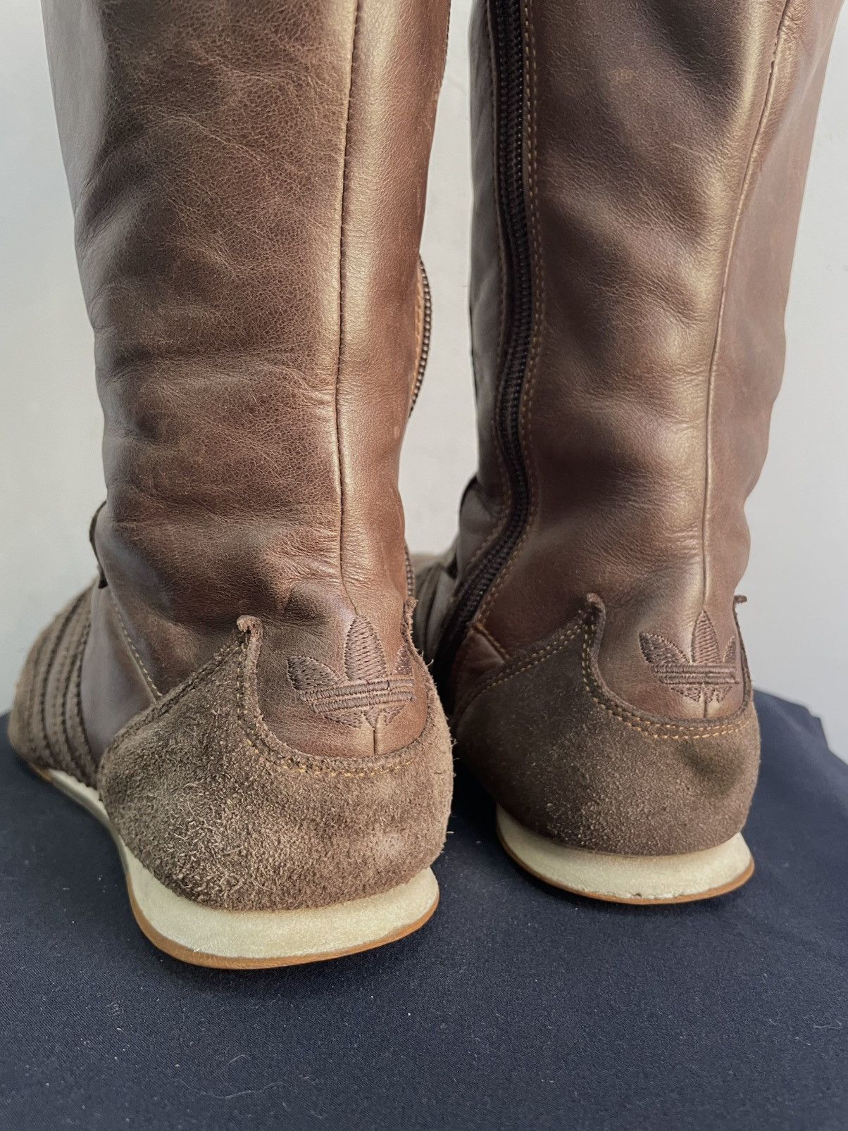 Adidas Adidas yohji yamamoto style leather moto shoes boots y2k Size US 8 / IT 38 - 8 Thumbnail