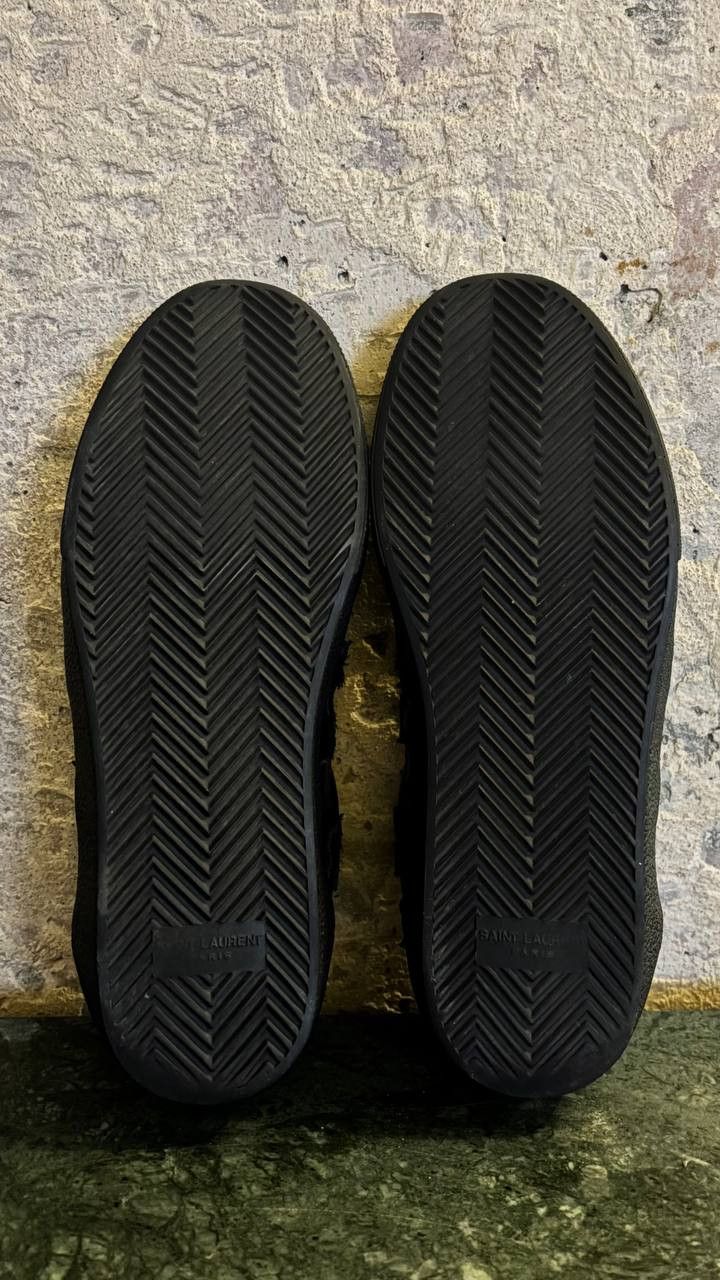 Saint Laurent Paris saint laurent paris multistar black leather sneakers Size US 8 / EU 41 - 6 Thumbnail