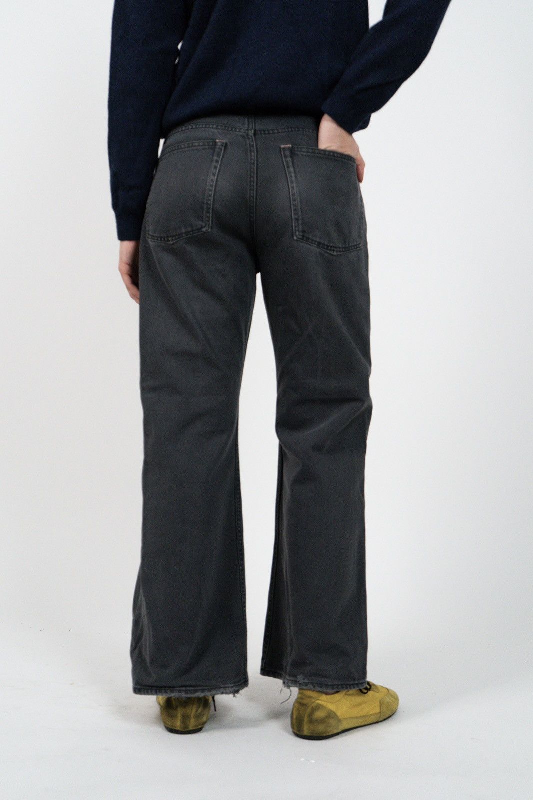 Acne Studios Acne Studios 2021 Faded Black Denim Size 31" - 4 Thumbnail