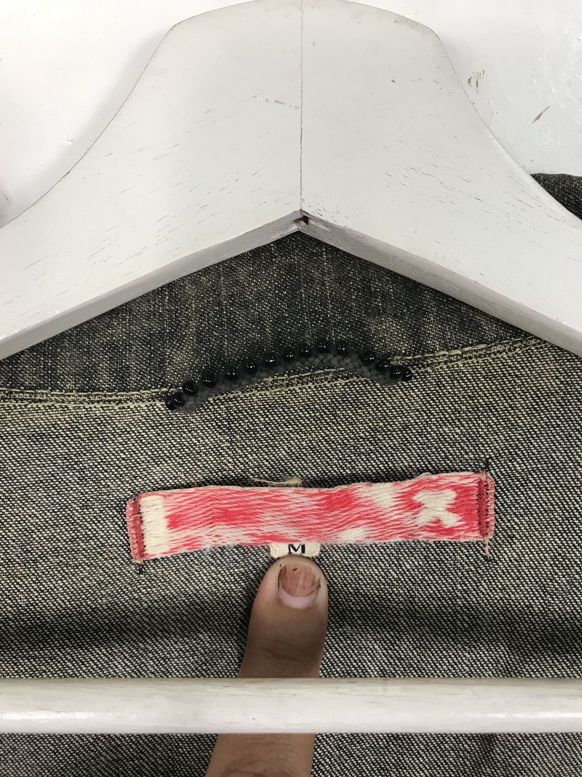Japanese Brand 💥 REBIRT DYED BLACK DENIM JACKET MADE IN JAPAN Size US M / EU 48-50 / 2 - 10 Thumbnail