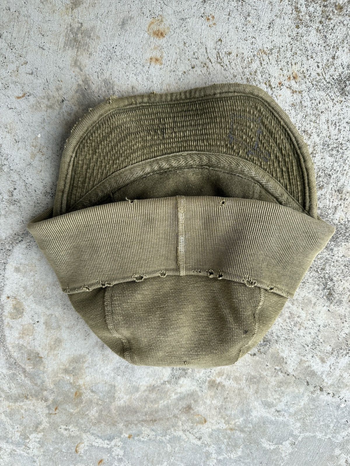Kapital Conductor Soft Brim Beanie Visor Distressed weathered hat Size ONE SIZE - 14 Thumbnail