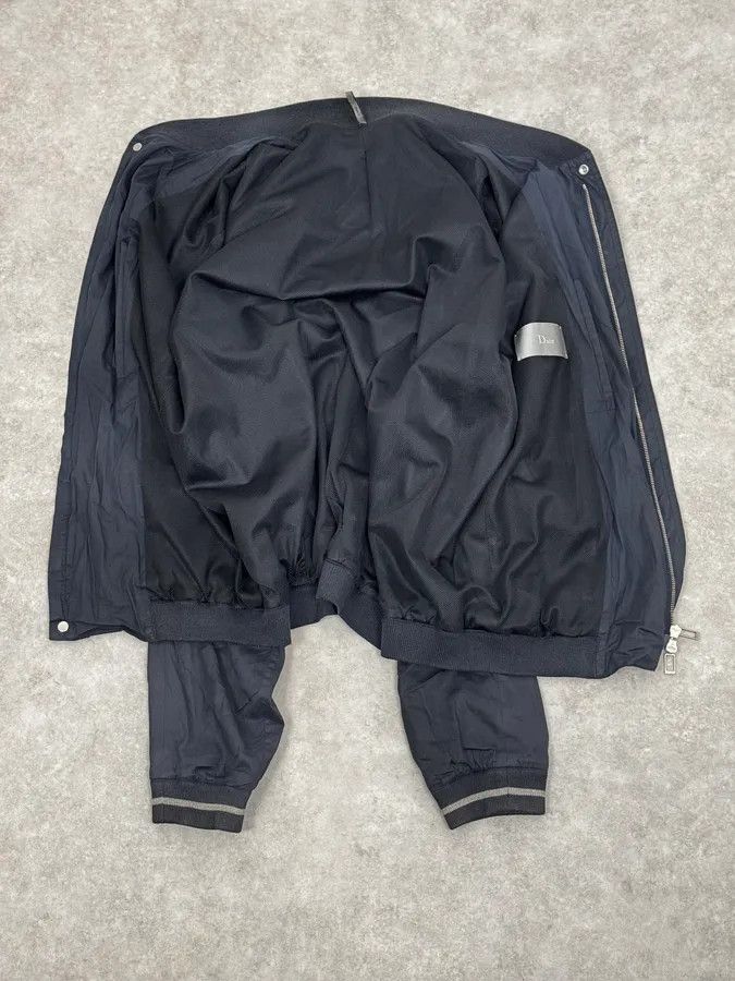 Dior AW2009 Dior Navy Bomber Jacket by Kris Van Assche Size US M / EU 48-50 / 2 - 7 Thumbnail