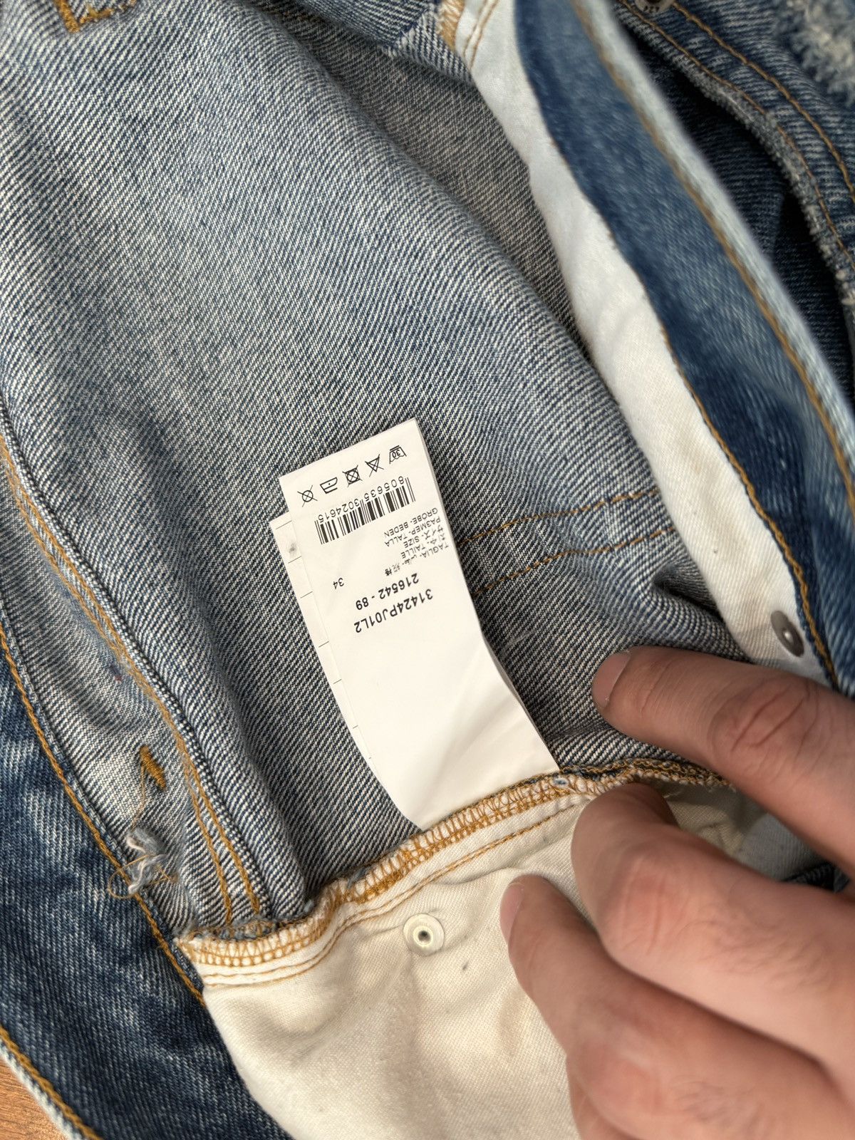 424 424 Distressed Straight Leg jeans Size US 34 / EU 50 - 8 Thumbnail