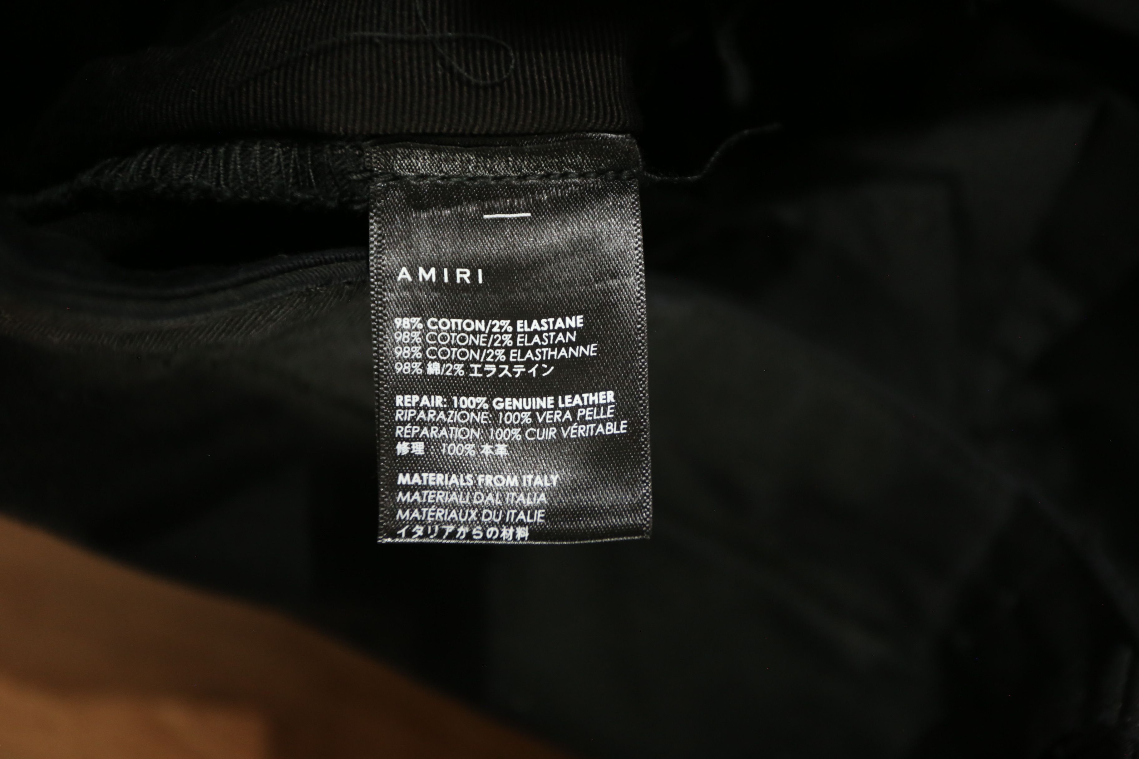 Amiri Amiri - S/S 19 - MX1 Black Camo Cargo Jeans Size US 30 / EU 46 - 10 Thumbnail