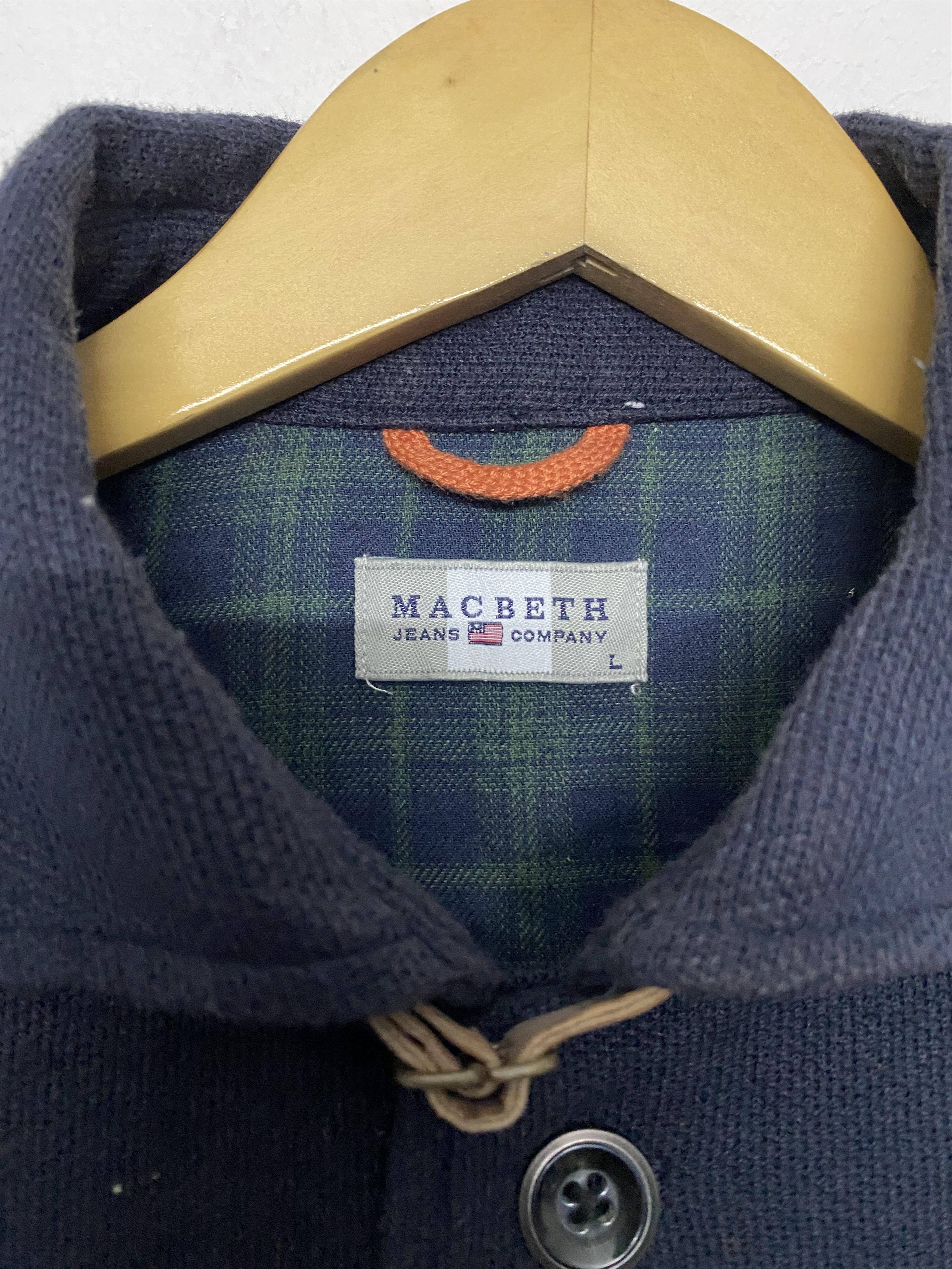 Macbeth MACBETH JEANS COMPANY Dark Blue Button Jacket L Size US L / EU 52-54 / 3 - 7 Thumbnail