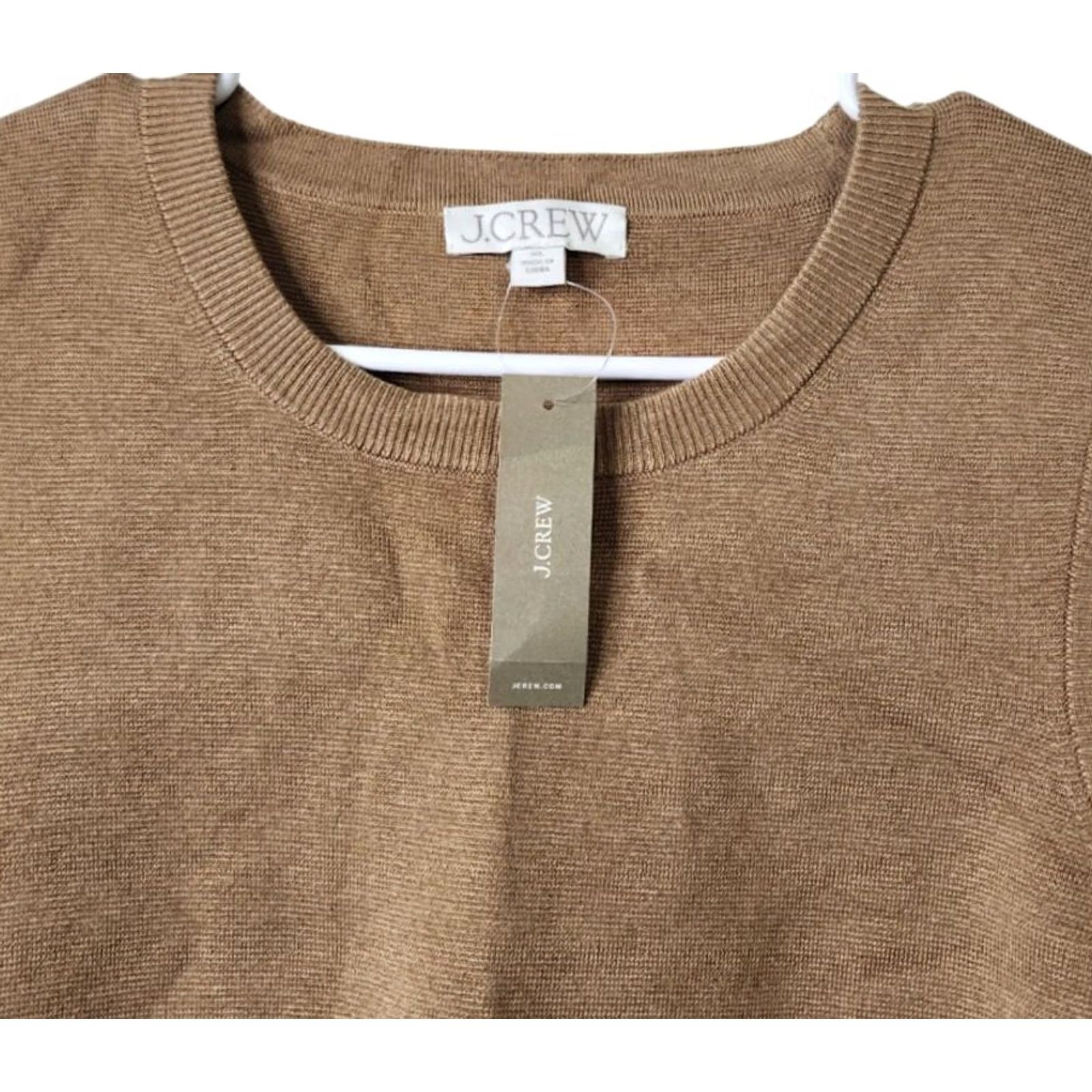 J.Crew VINTAGE J.CREW Womens XL Sweater Shell Pullover Sleeveless Tencel Lyocell Brown Size XL / US 12-14 / IT 48-50 - 3 Thumbnail