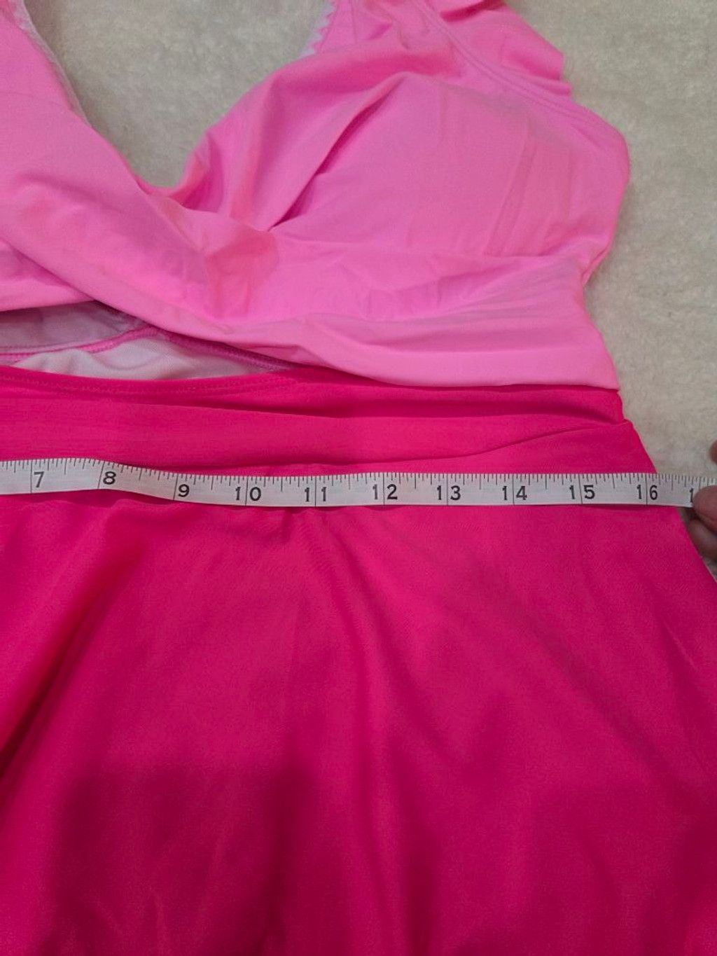 The Unbranded Brand Chic Women's Unbranded Pink One Piece Swimsuit XL Size ONE SIZE - 6 Thumbnail