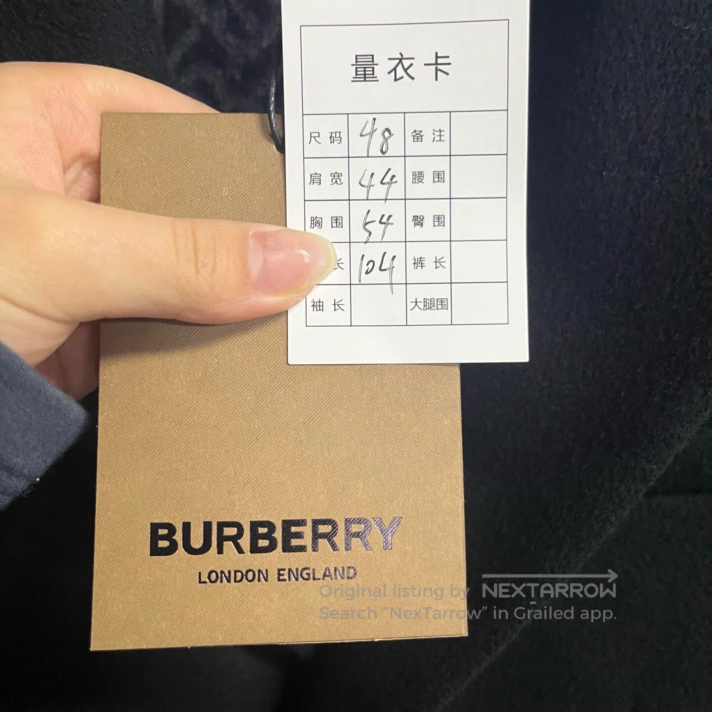 Burberry Burberry Medium-length coat with long sleeves, single-row Size US M / EU 48-50 / 2 - 2 Thumbnail