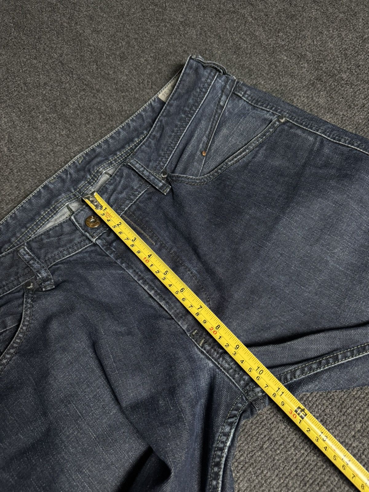 Diesel Luxury 00s Y2K Diesel Belther Regular Slim Tapered Jeans Size US 36 / EU 52 - 19 Thumbnail