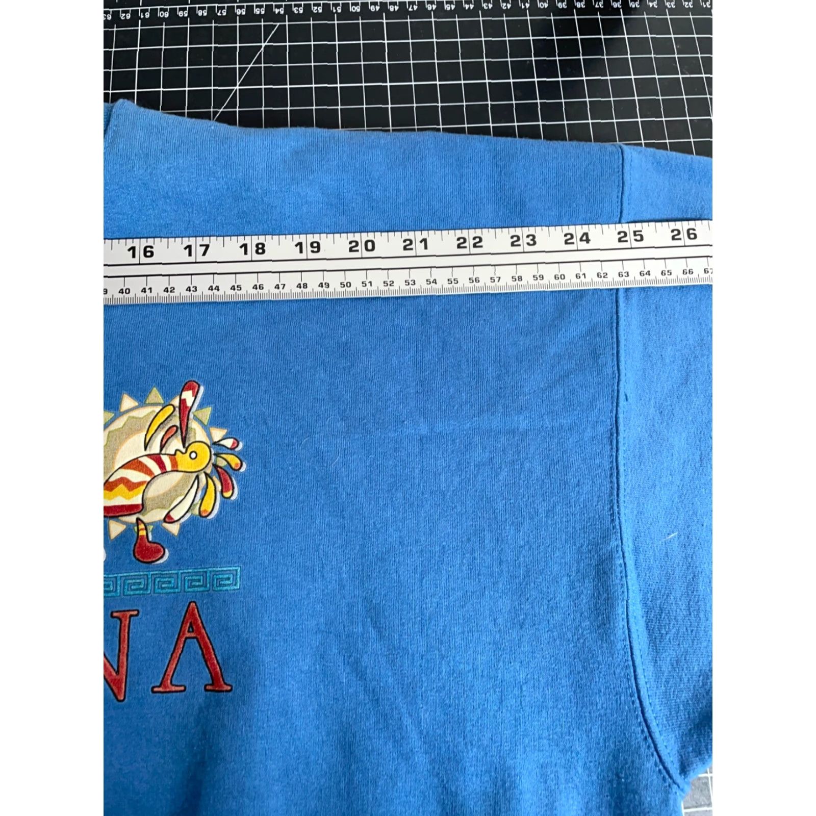 Hanes VTG Yes Arizona Kokopelli Print Sweatshirt Hanes XL Blue Crewneck Tribal Art Size US XL / EU 56 / 4 - 7 Thumbnail