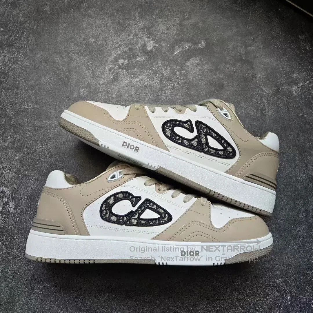 Dior dior b57 white brown sneakers. Size US 7.5 / EU 40-41 - 7 Thumbnail