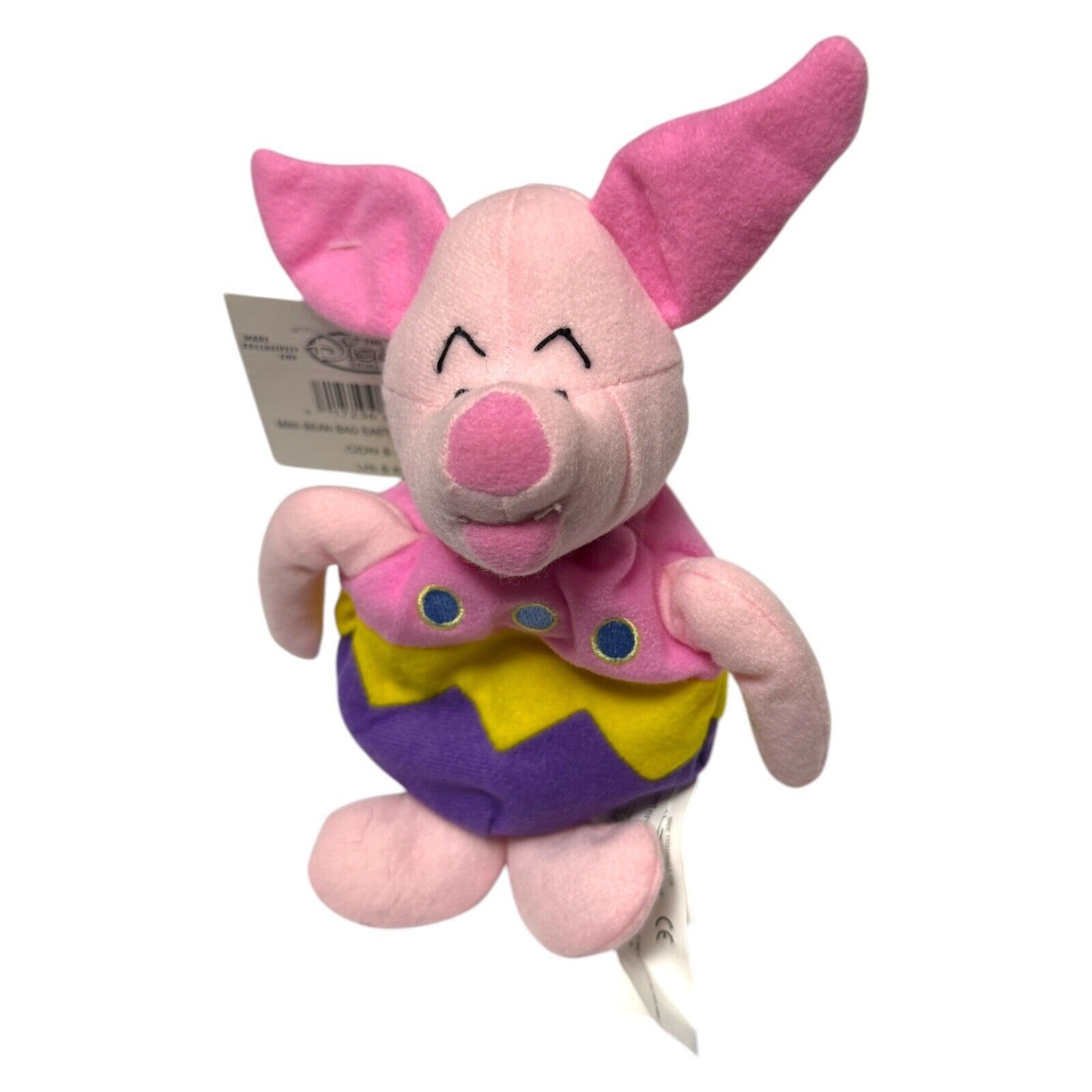 Disney NWT 90s Disney Store EASTER EGG PIGLET Vintage DISNEY Beanie Size ONE SIZE - 1 Thumbnail