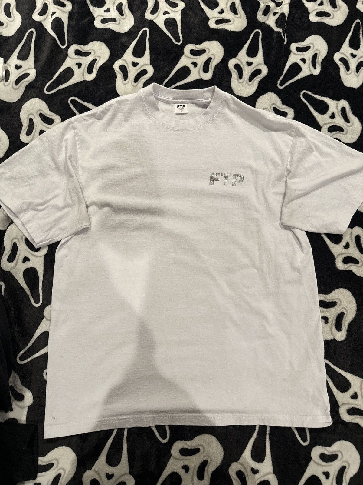 Fuck The Population FTP Rhinestone Tee Size US XL / EU 56 / 4 - 2 Thumbnail