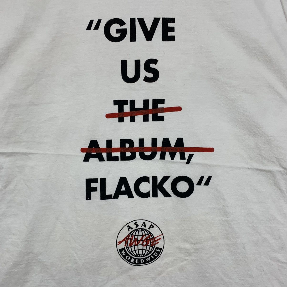 AWGE AWGE ASAP ROCKY Worldwide Give Us The Album Flacko Tshirt Size US M / EU 48-50 / 2 - 4 Thumbnail