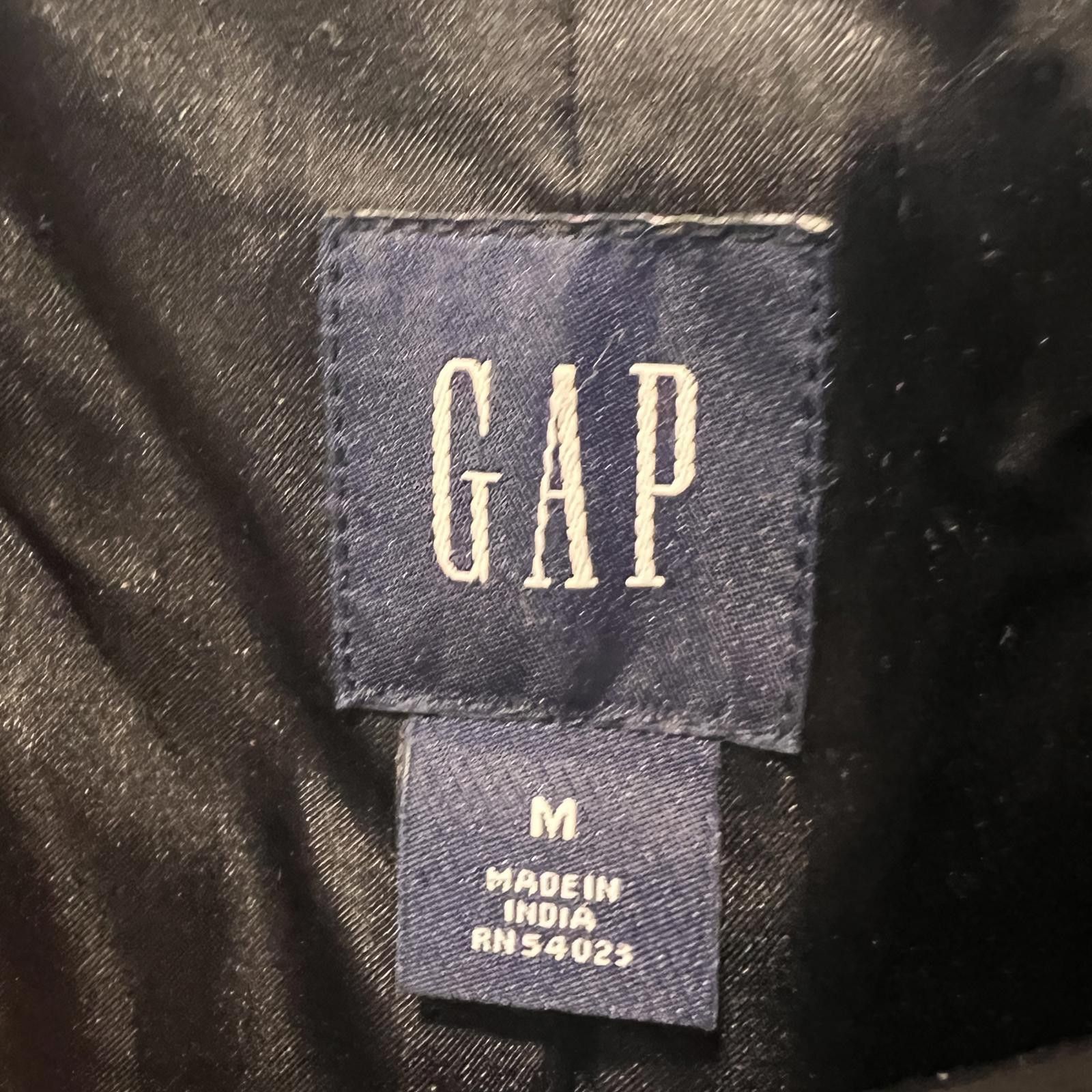 Gap GAP Women's Black Hooded Wool Blend Coat Size M / US 6-8 / IT 42-44 - 7 Thumbnail
