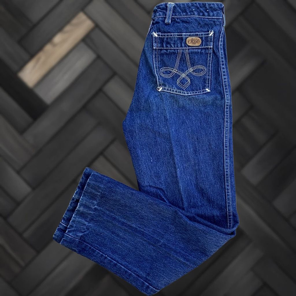 Vintage VINTAGE Jesse Jeans Jeans Women XS? No, size 27 1/2” waist 28” inseam 70s 80s 1970s 1980s blue denim Size 27" / US 4 / IT 40 - 1 Thumbnail
