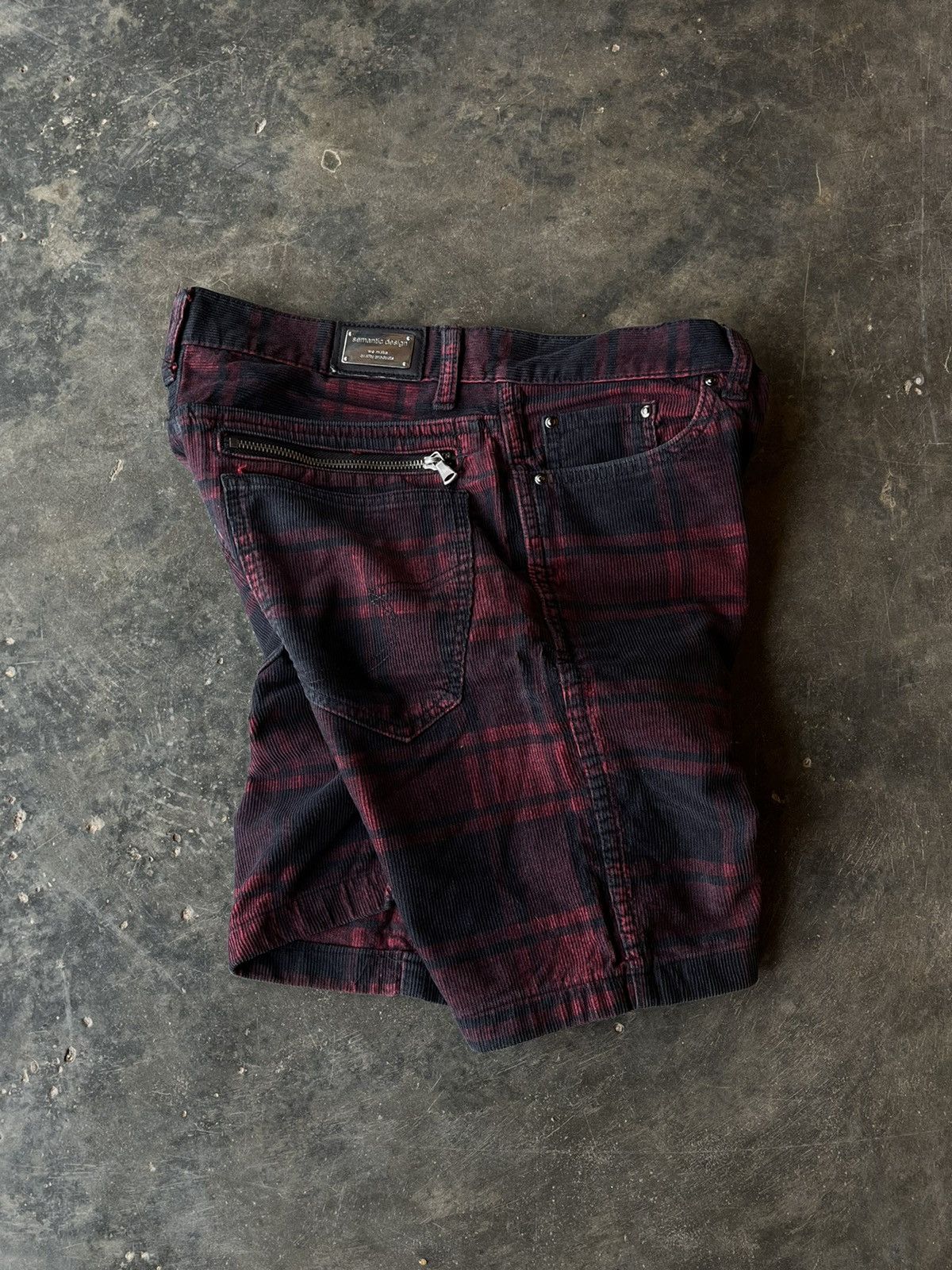 If Six Was Nine JAPANESE BRAND SEMANTIC DESIGN CORDUROY SHORT ZIPPER TARTAN Size US 30 / EU 46 - 9 Thumbnail