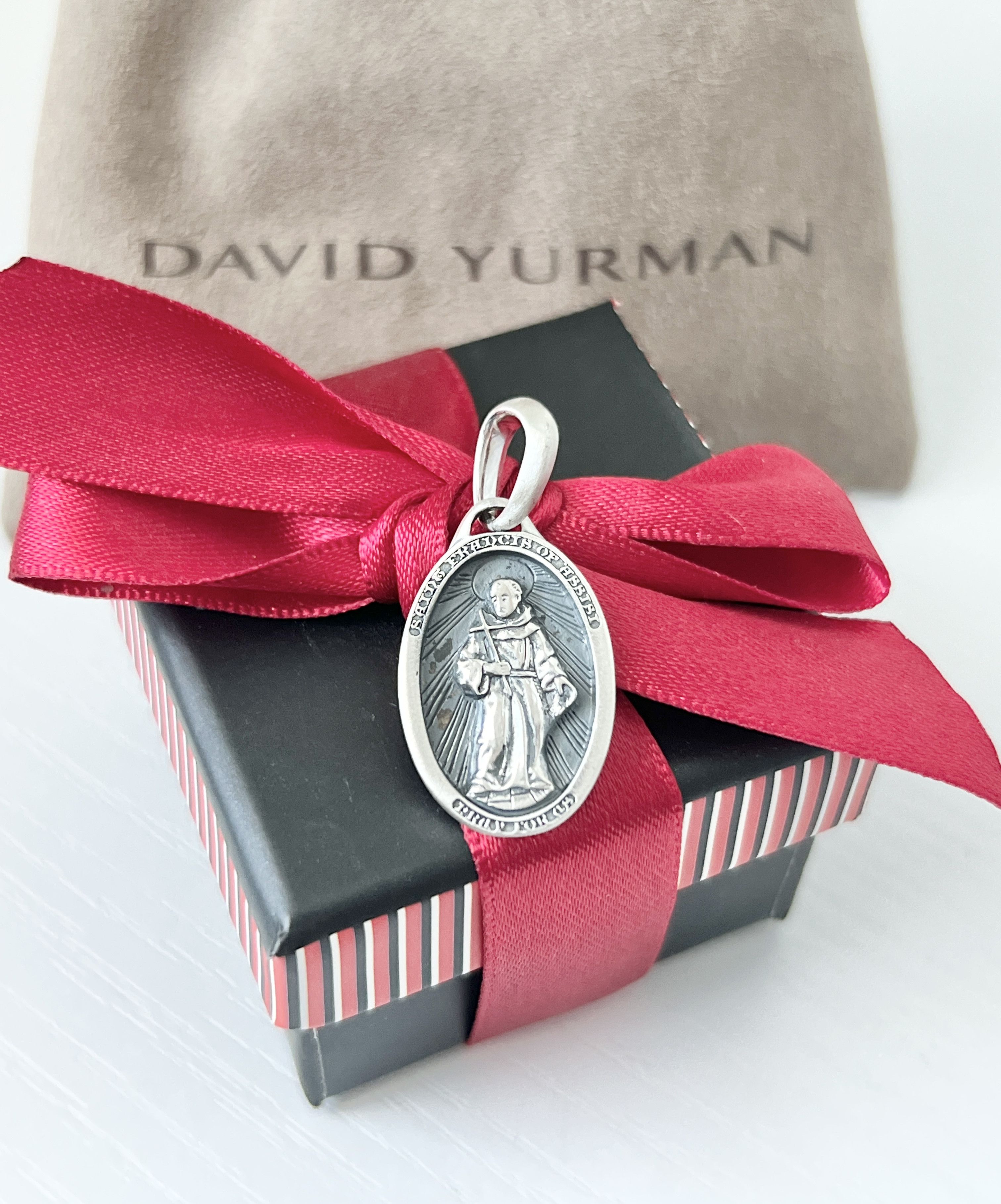 David Yurman david yurman sterling silver Saint Francis pendant amulet Size ONE SIZE - 3 Thumbnail