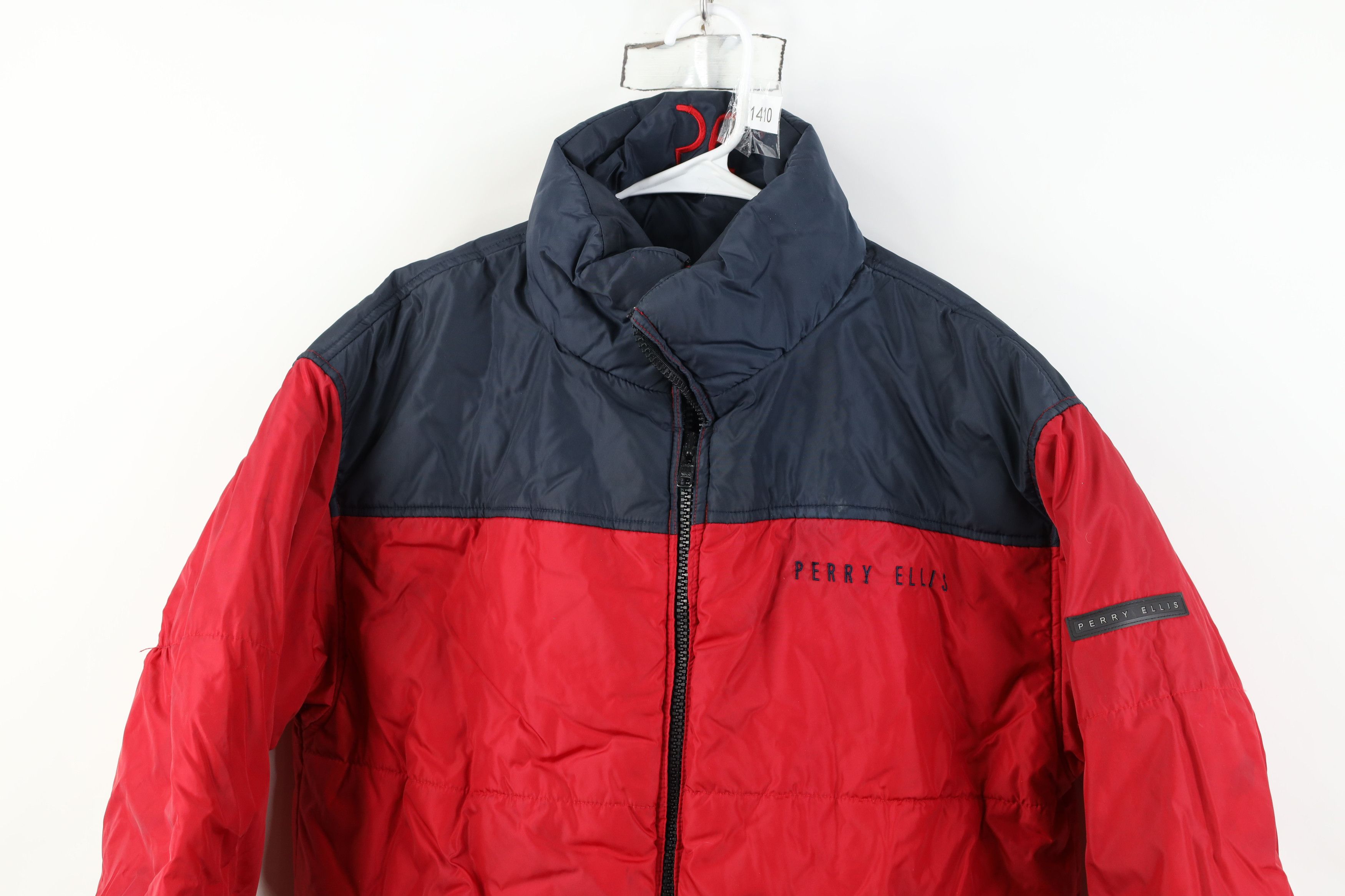 Perry Ellis Vintage 90s Perry Ellis Spell Reversible Puffer Jacket Coat Size US M / EU 48-50 / 2 - 2 Thumbnail