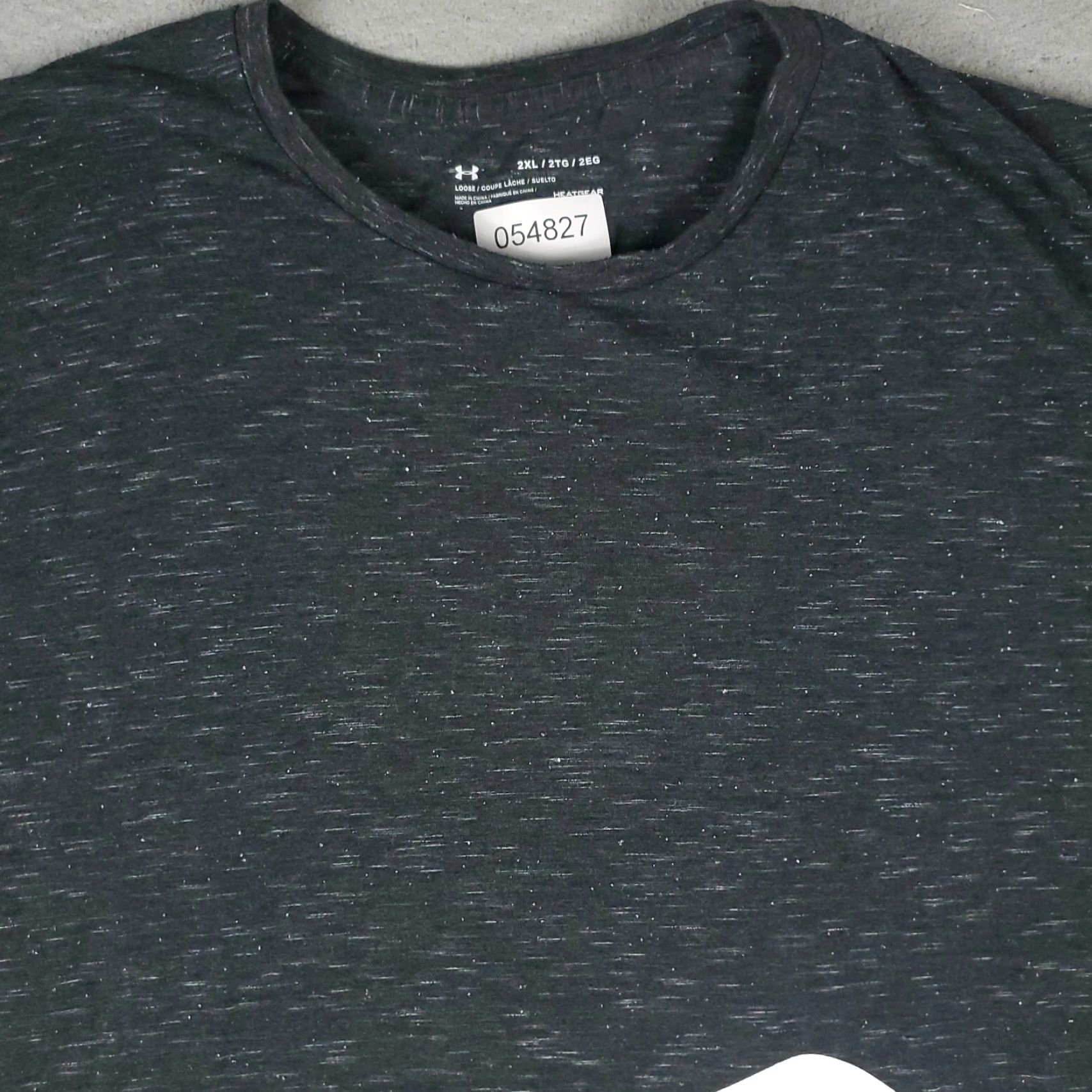 Under Armour Under Armour T-Shirt Mens 2XL Gray Short Sleeve Crew Neck Regular Cotton Blend Logo Sports Casual Fall Winter Summer Spring Modern 90s Mens Size US XXL / EU 58 / 5 - 2 Thumbnail