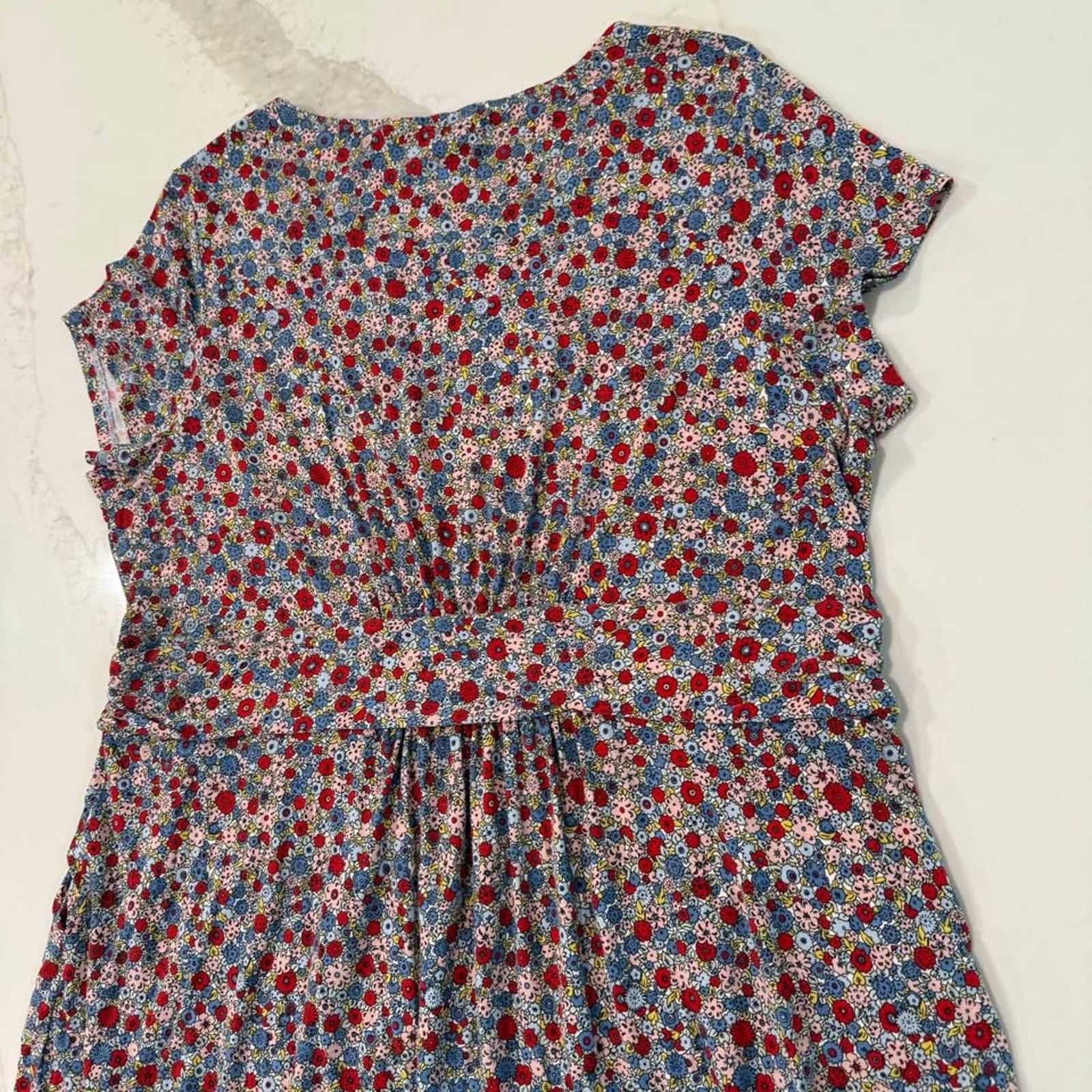 Boden Boden Florrie Jersey Floral Knee Length Dress Womens 20/22R Size 3XL / US 20-22 - 7 Thumbnail