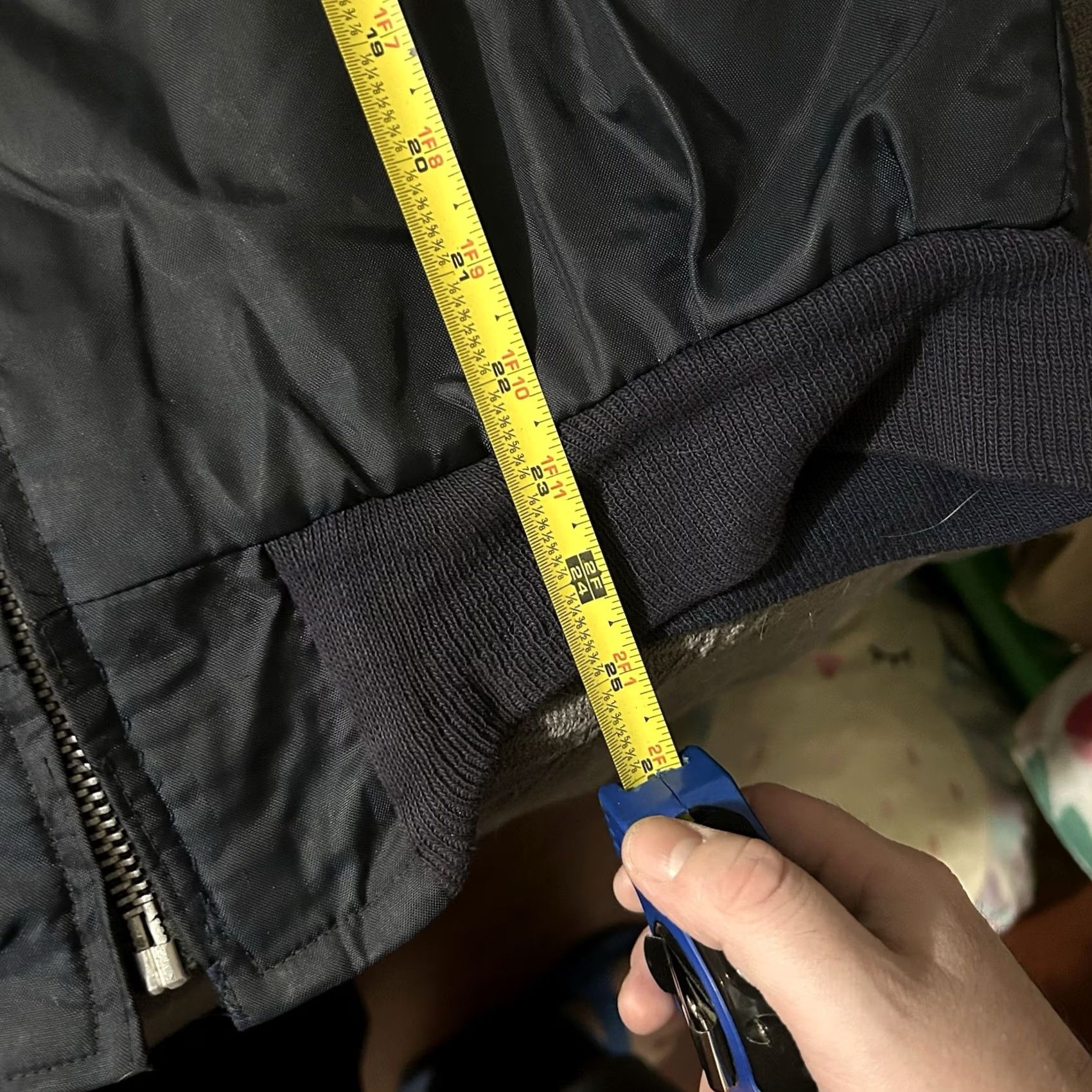 Vintage VINTAGE 50s Satin Military Flight Bomber Jacket Size XL Blue Men Jacket Size US XL / EU 56 / 4 - 7 Thumbnail