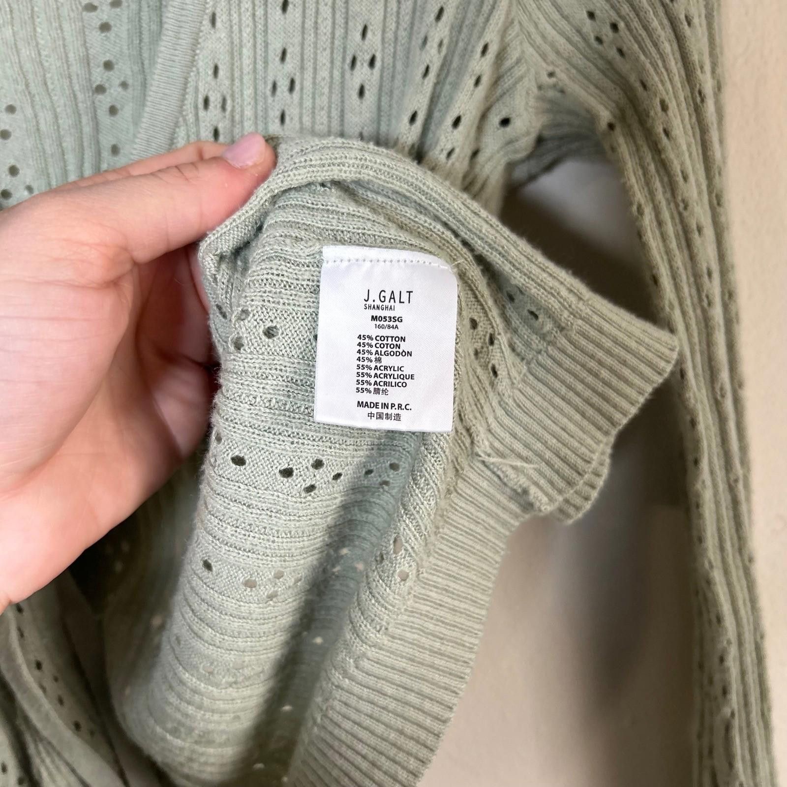John Galliano John Galt Cardigan Womens One Size Sage Green Tie Front Size S / US 4 / IT 40 - 5 Thumbnail