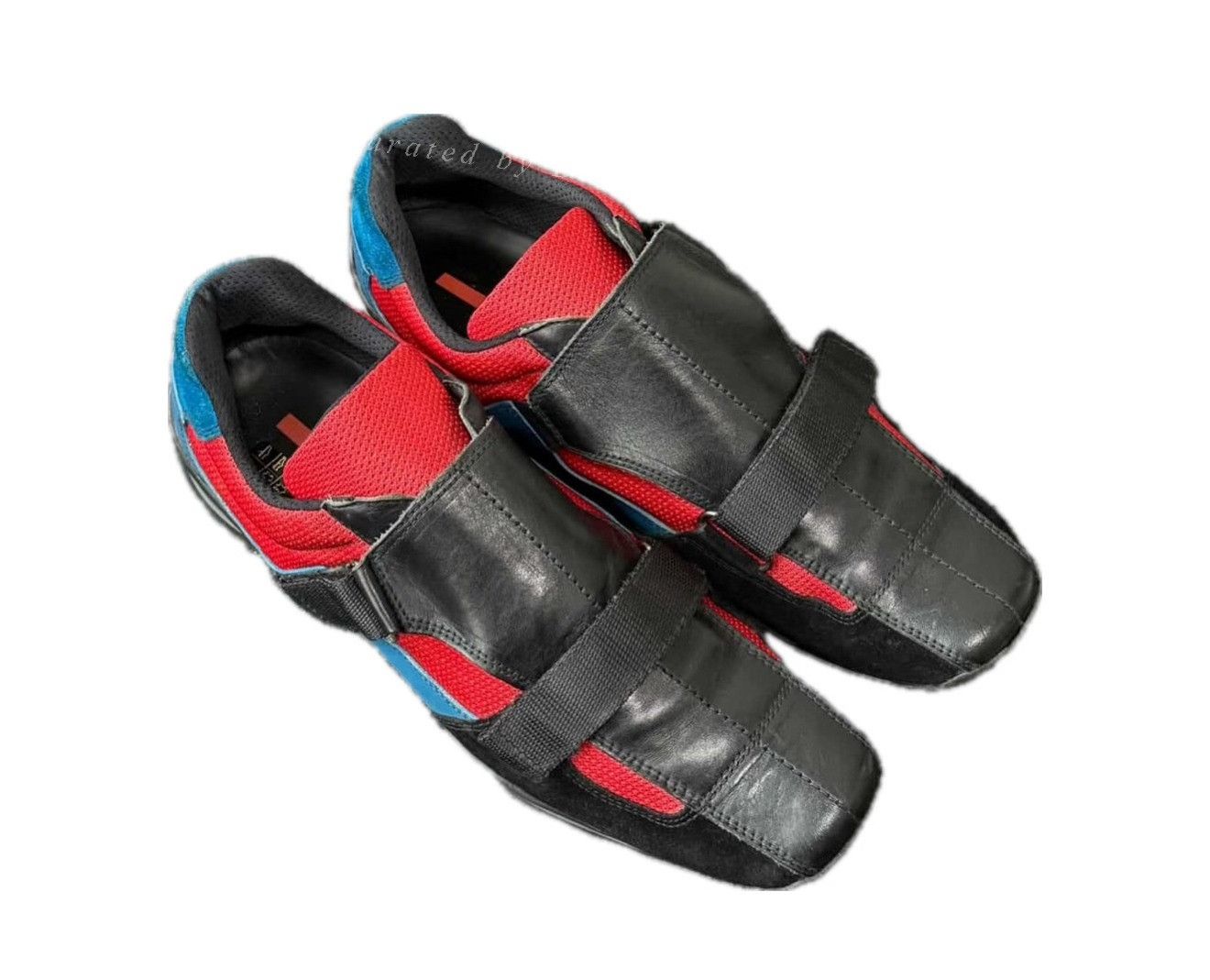 Vintage Vintage 1990s Prada Sport Velcro Sneakers Size US 10 / EU 43 - 1 Thumbnail