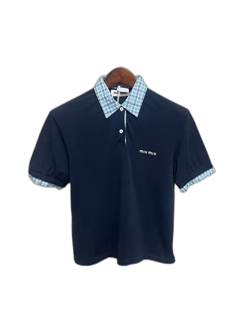 Miu Miu Miumiu Short Sleeve Polo Shirt Size XS | Grailed