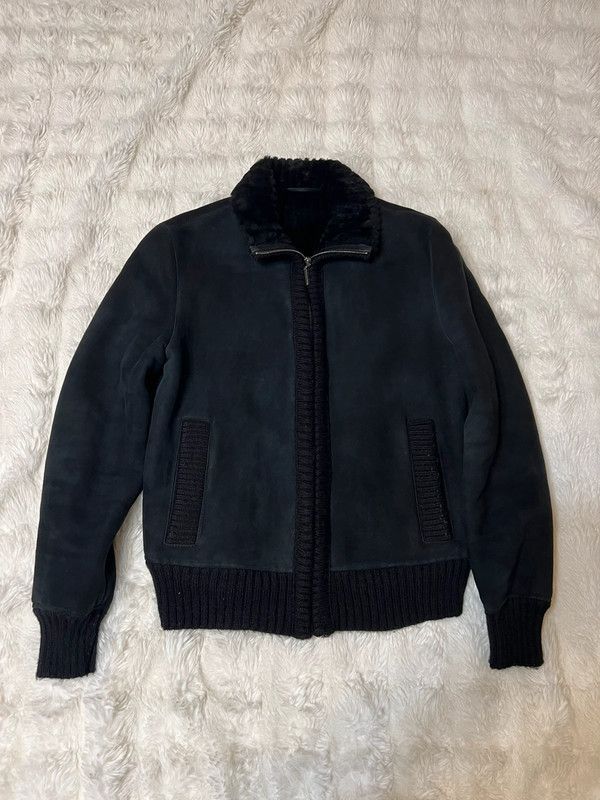 Other Lamb Fur Shearling Leather 50 IT Jacket Lambskin Size US L / EU 52-54 / 3 - 1 Thumbnail