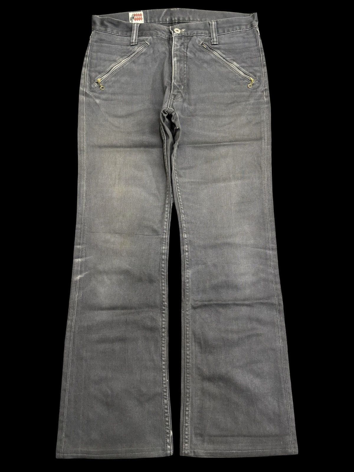 Japanese Brand 💥Flare💥WESTRIDE PSYCLE WEAR Chopper Westerner Denim F571 Size US 31 - 1 Thumbnail