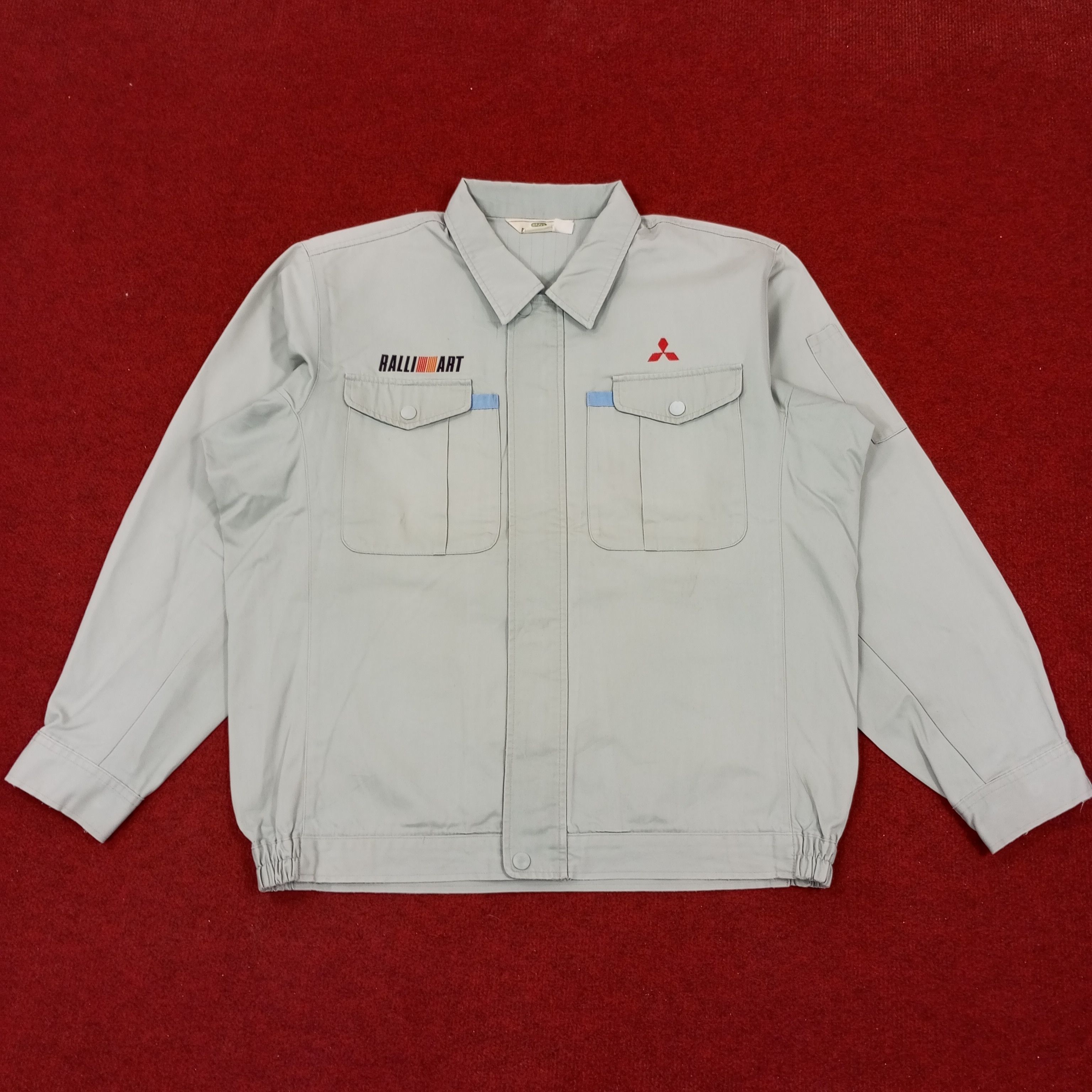 Japanese Brand × Vintage Mitsubishi Ralli Art Japanese Motorsports Custom Art Jacket Size US XL / EU 56 / 4 - 3 Thumbnail