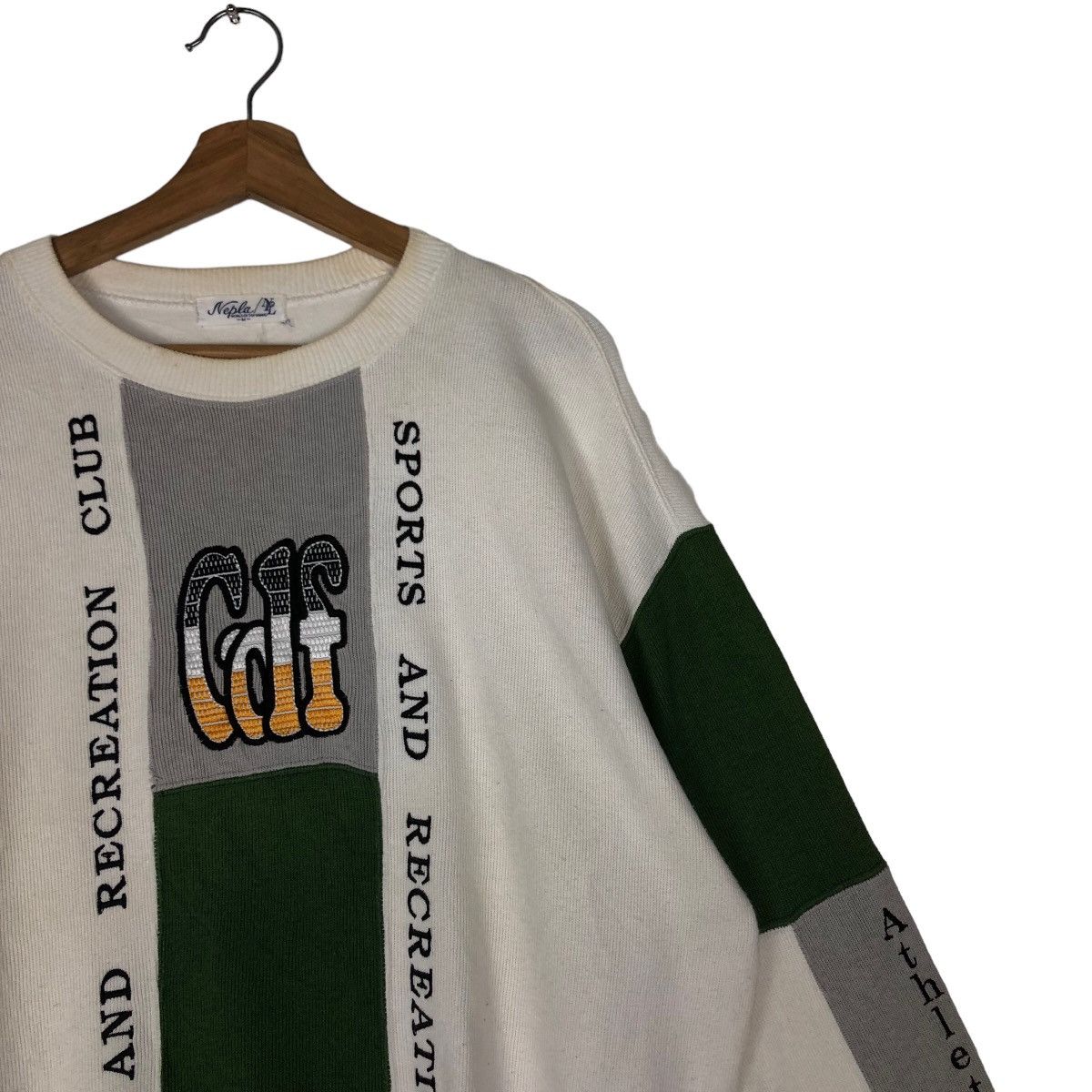 Japanese Brand 🔥90’s Vintage Crewneck Sweatshirt Nepla Sports Big Logo Size US M / EU 48-50 / 2 - 6 Thumbnail