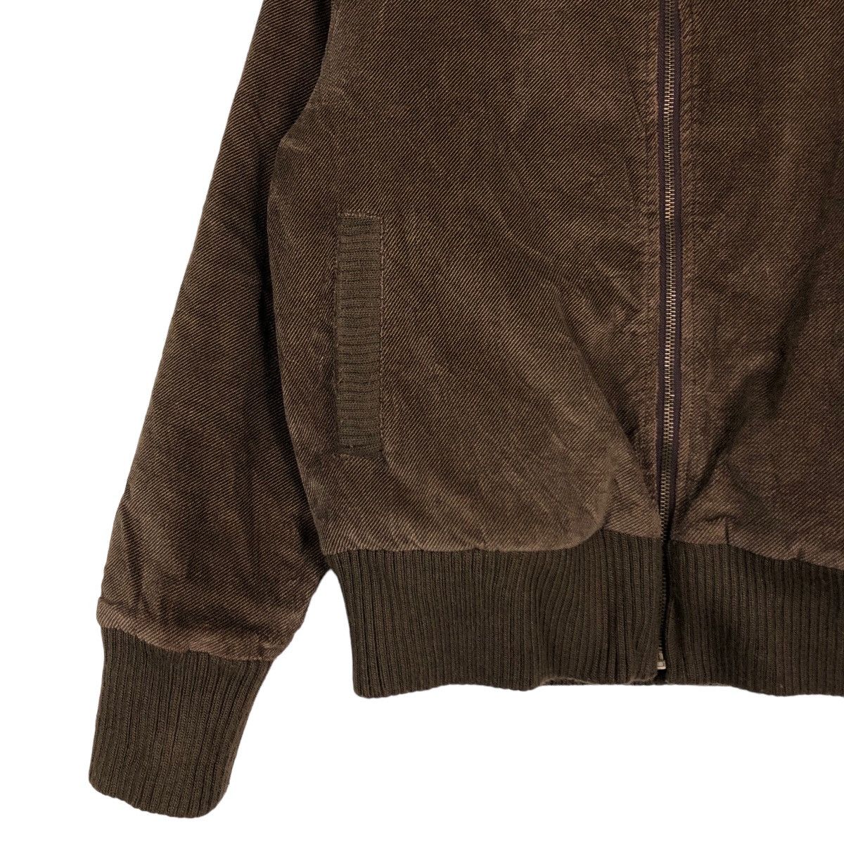 Woolrich Woolen Mills 🔥Vintage Cropped Biker Jacket Woolrich Corduroy Zipper Size US M / EU 48-50 / 2 - 4 Thumbnail