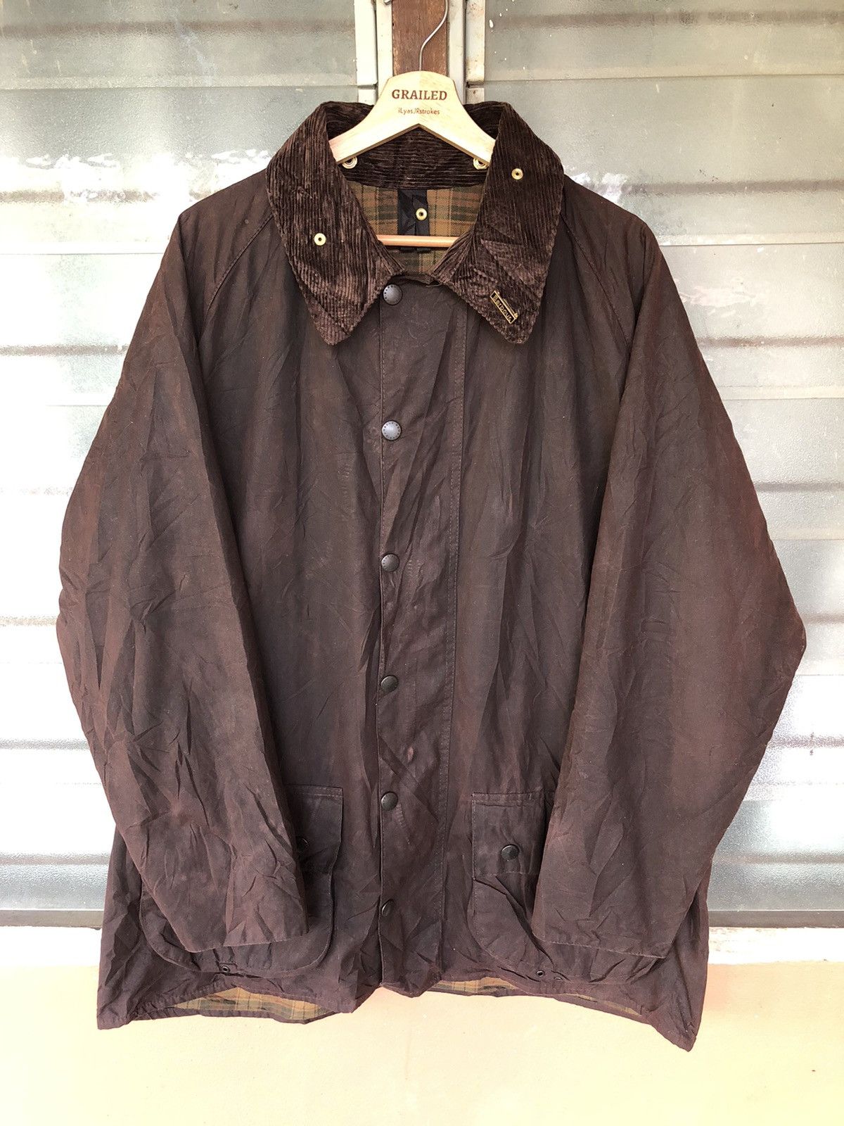 Barbour A190 Vintage Barbour Beaufort Coton Minimum Jacket Size US XL / EU 56 / 4 - 6 Thumbnail