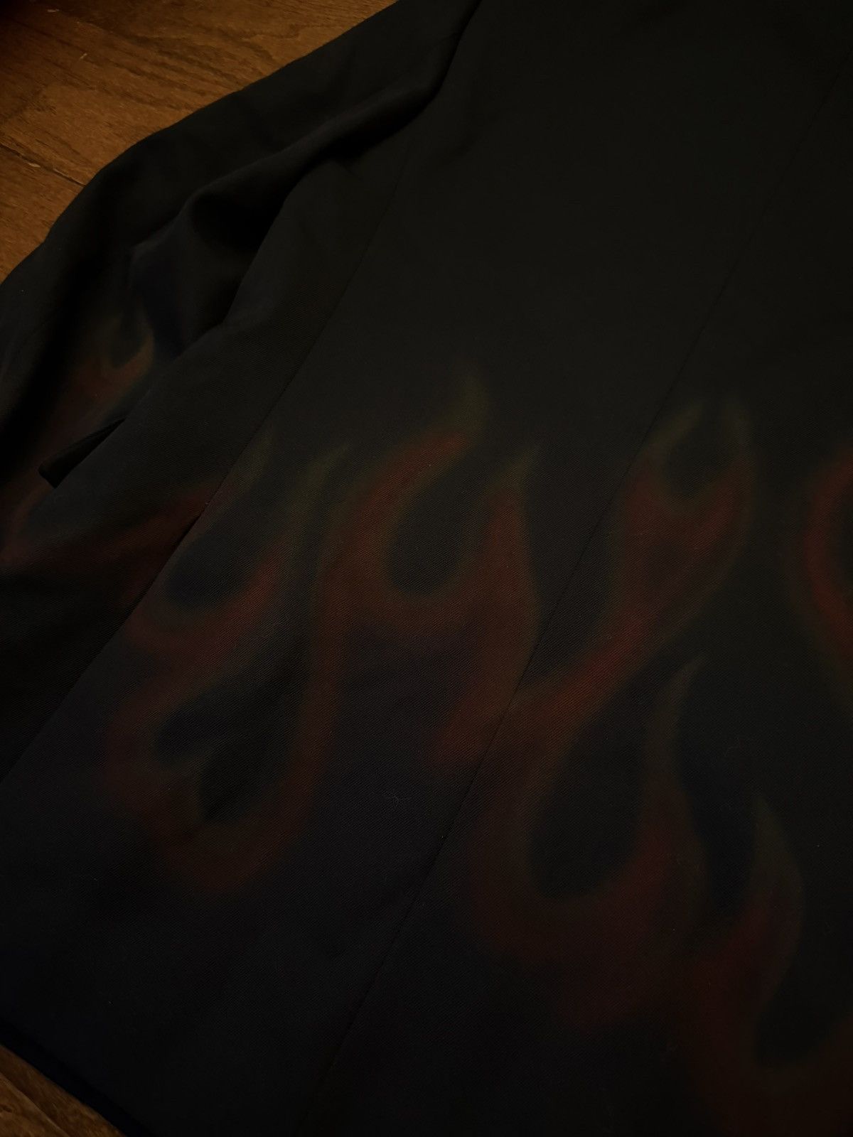 Palm Angels Palm Angels FW22 Burning Double Breasted Blazer Size 46R - 5 Thumbnail