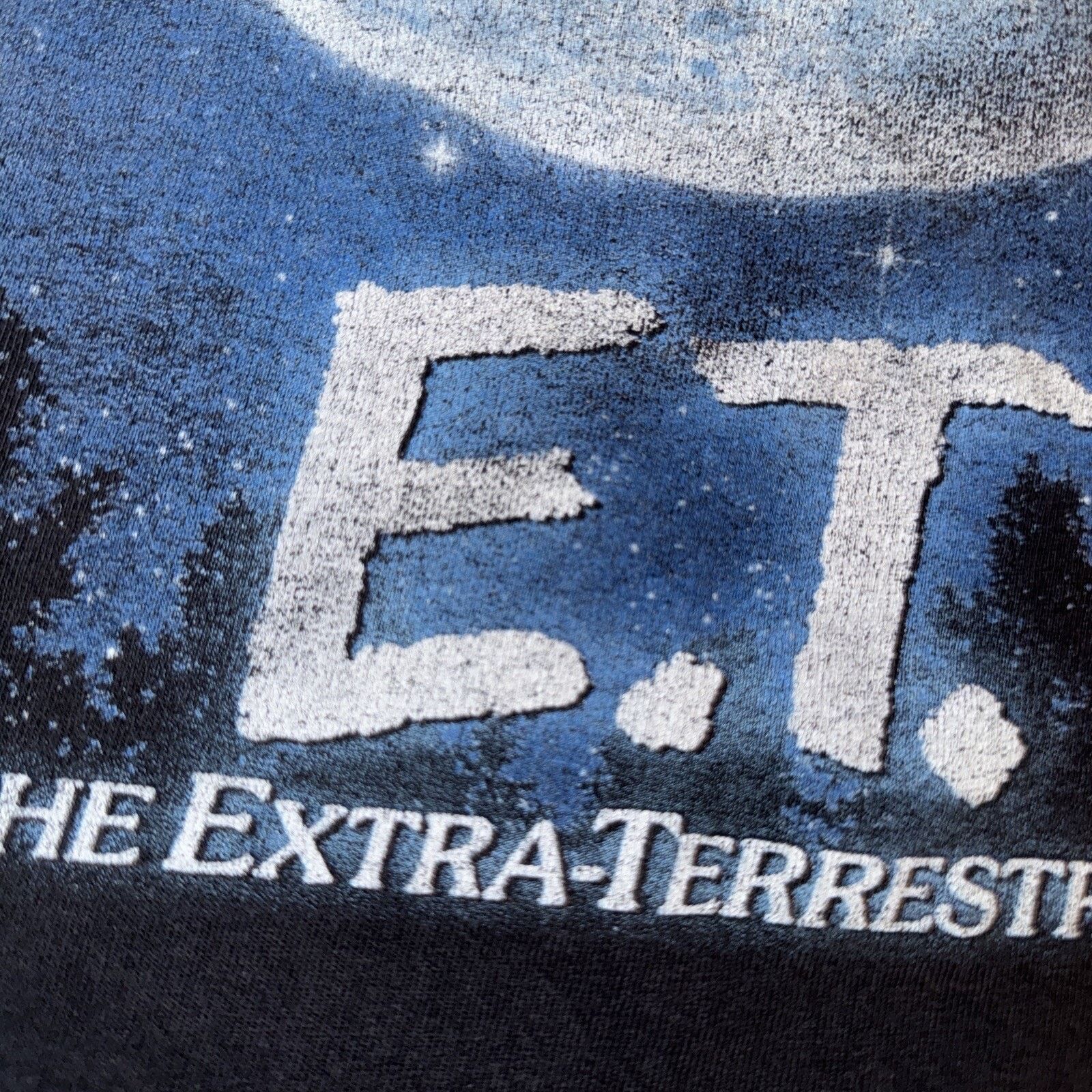 Band Tees ET The Extra Terrestrial T-Shirt Black 18x25 Medium Size US M / EU 48-50 / 2 - 3 Thumbnail