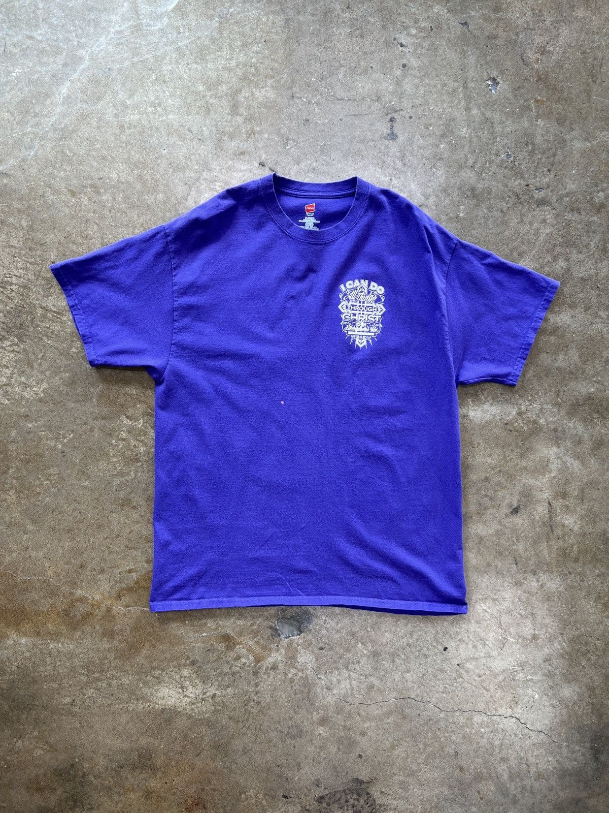 Vintage Religious Jesus Philippians Bible Verse Tee XL Size US XL / EU 56 / 4 - 5 Thumbnail