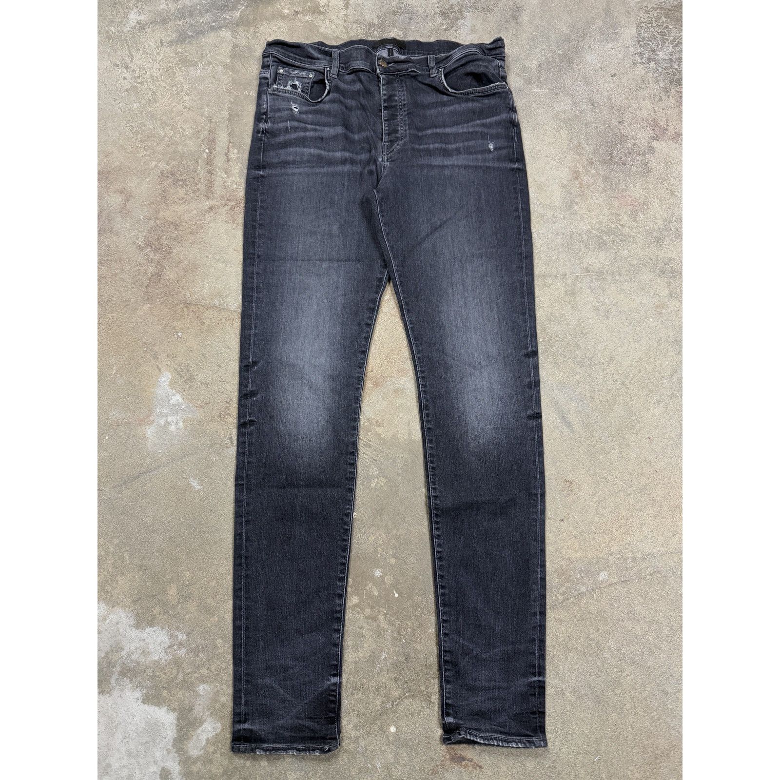 Amiri Amiri Plain Thrasher Grey Used 36 Size US 36 / EU 52 - 1 Thumbnail