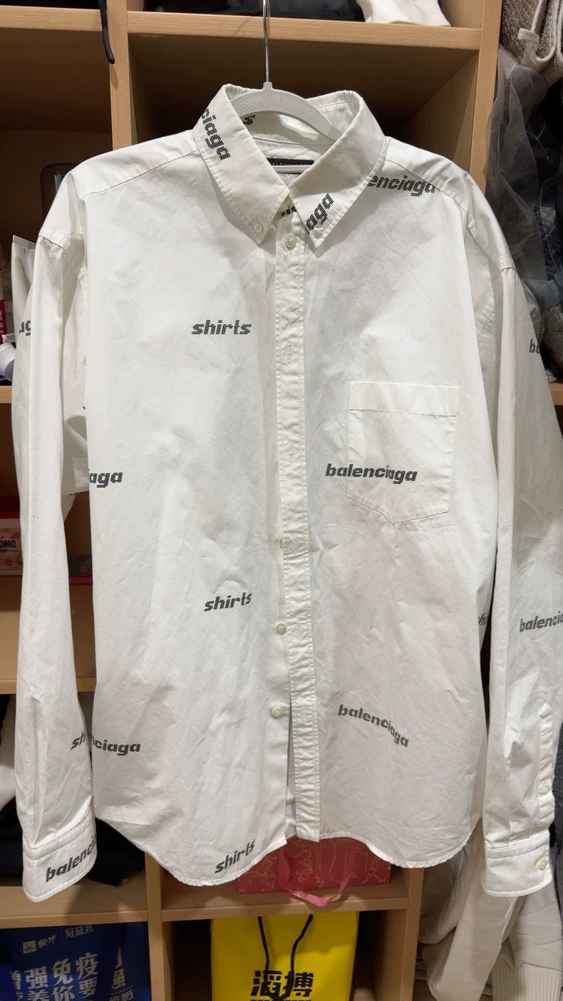 Balenciaga Balenciaga size 37 Classic white shirt Size US M / EU 48-50 / 2 - 1 Thumbnail