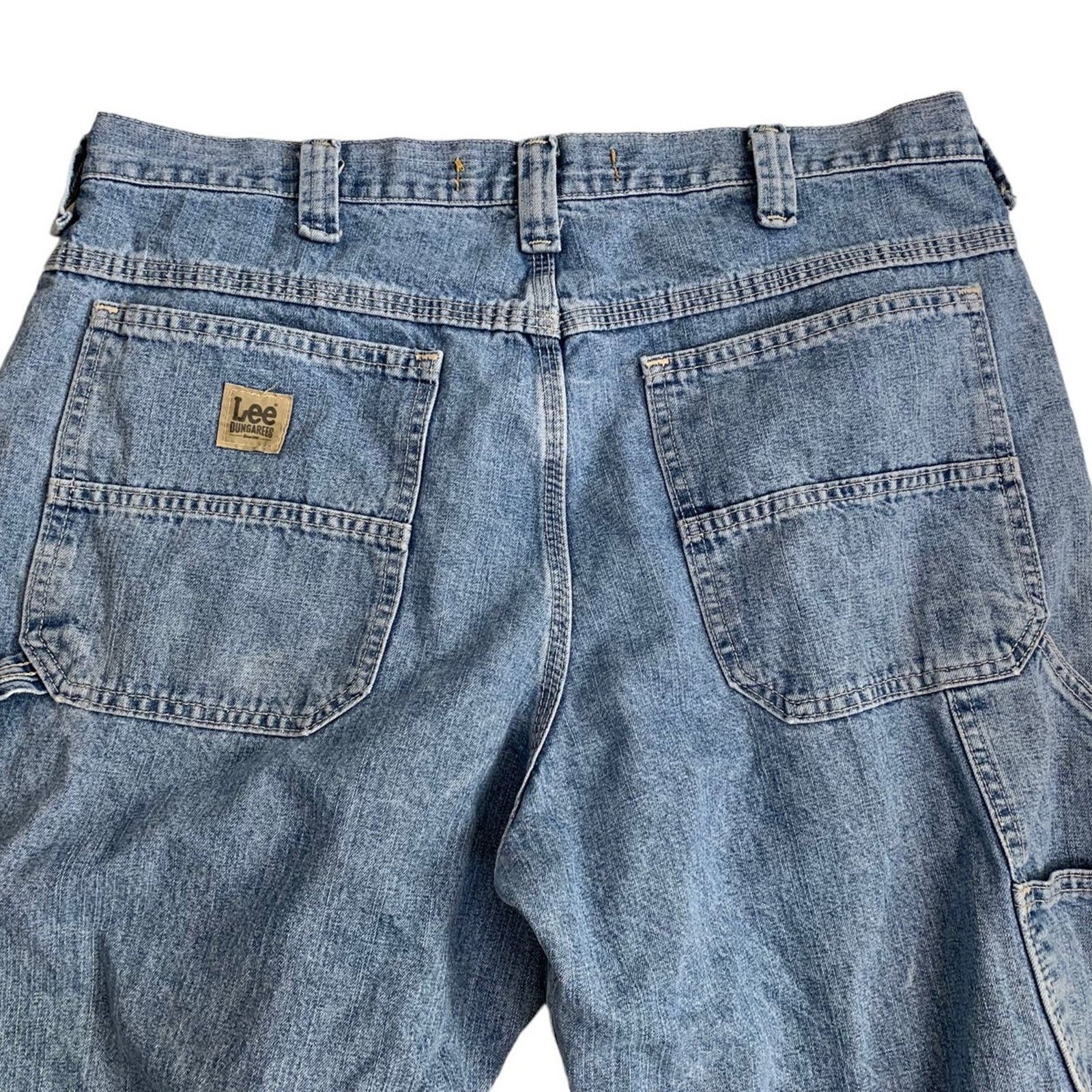 Lee Lee Dungarees Carpenter Jeans Men's Waist 36" Inseam 26" Size US 36 / EU 52 - 5 Thumbnail