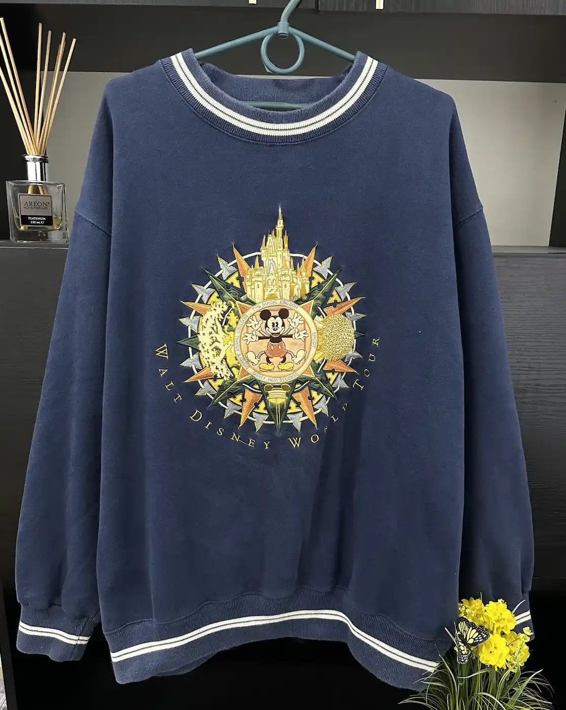 Disney Movie Vintage Vintage Disney World Tour Embroidered Logo Sweatshirt Japan Grailed