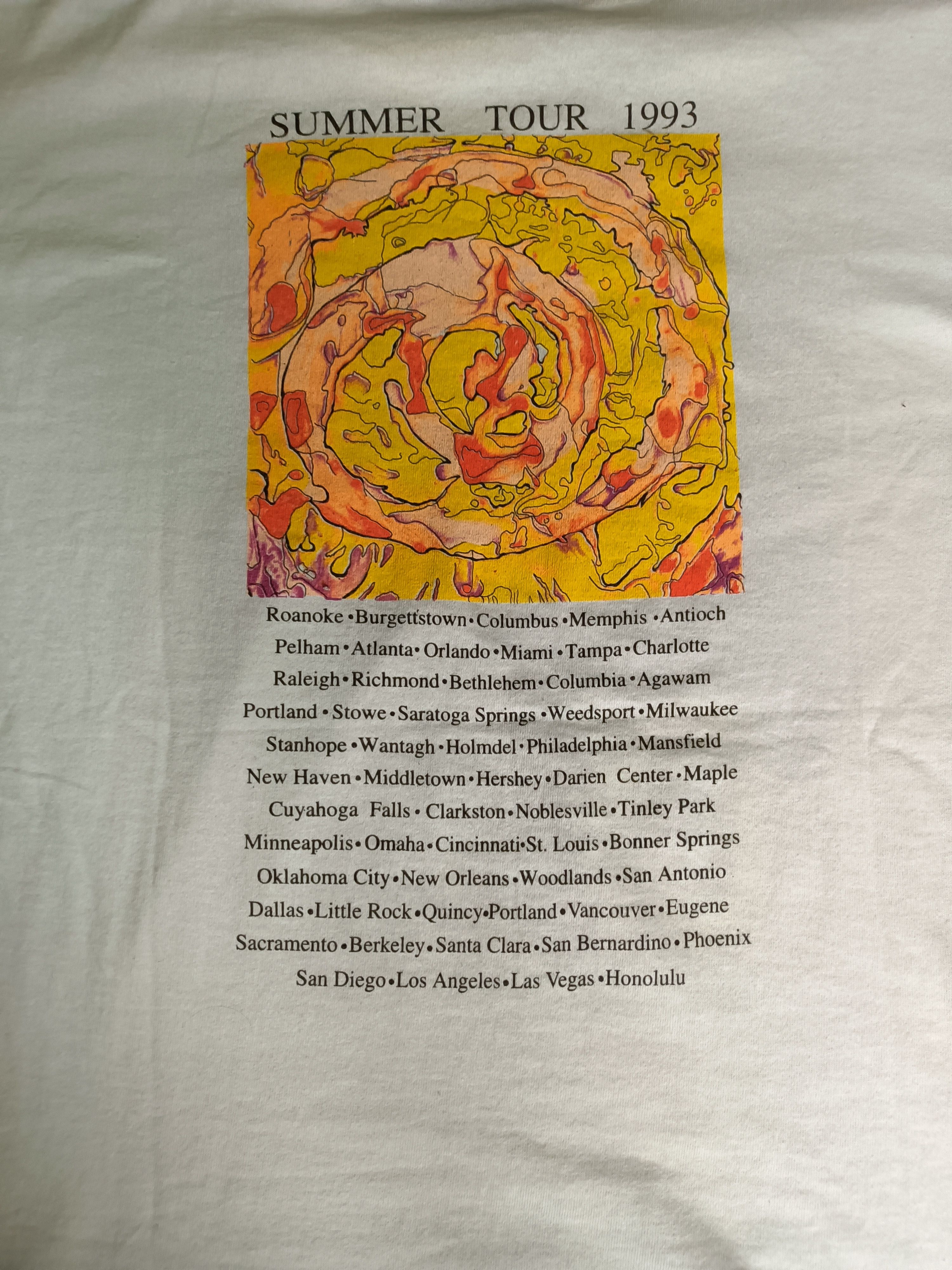 Band Tees 90s American Band Spin Doctors Art Design Tour Tee Size US L / EU 52-54 / 3 - 3 Thumbnail
