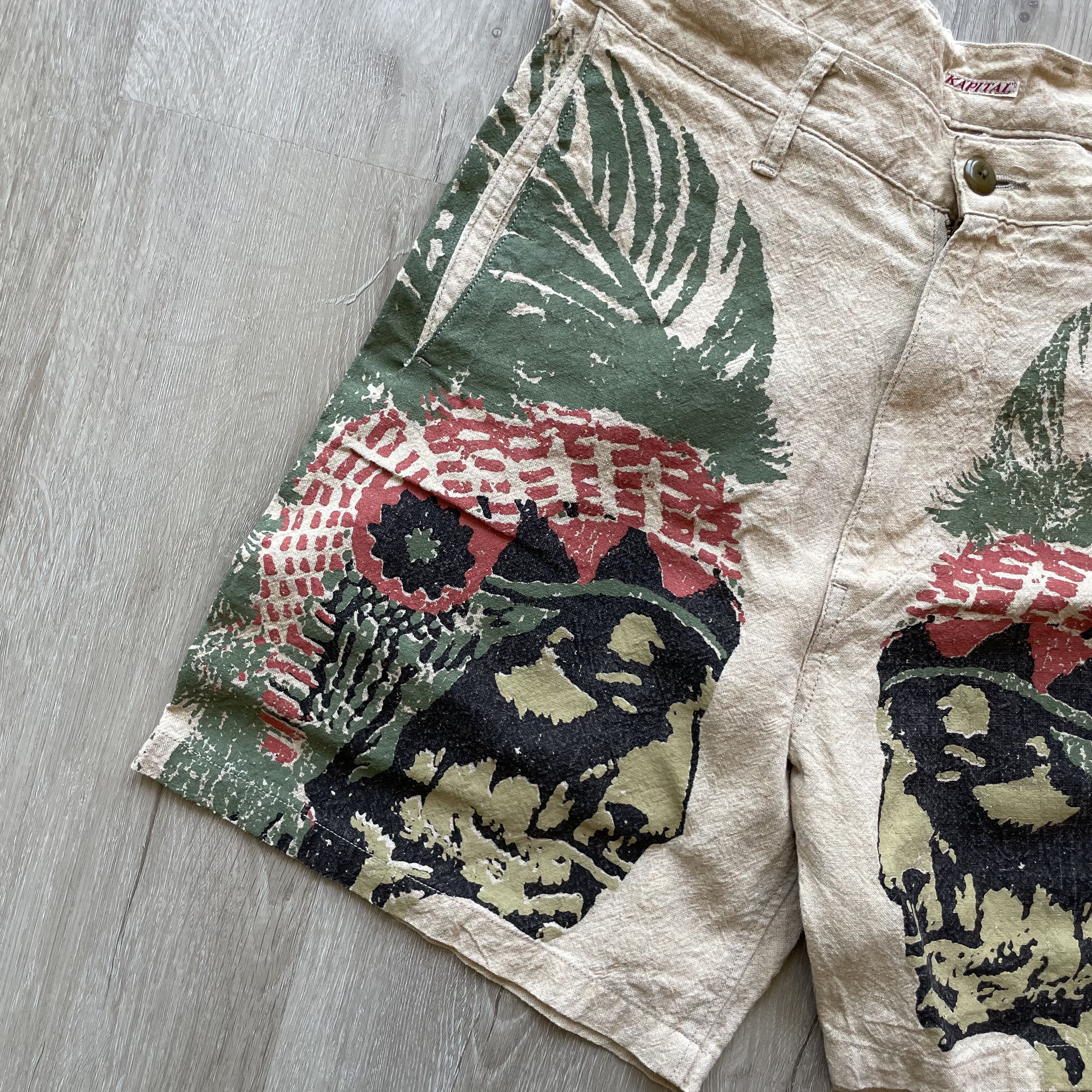Kapital Kapital Linen Shorts Size US 30 / EU 46 - 3 Thumbnail