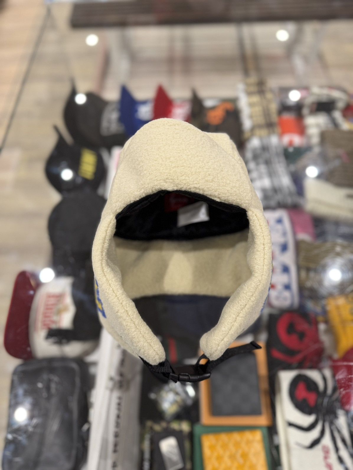 Supreme Supreme Shearling Trooper Natural Size: S/M Size ONE SIZE - 3 Thumbnail