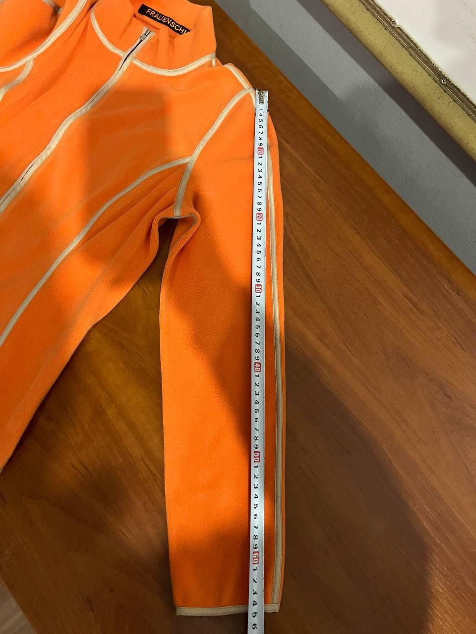 Frauenschuh FRAUENSCHUH WOMEN ORANGE FLEECE ACTIVE ZIP LONG SLEEVE SZ L Size L / US 10 / IT 46 - 14 Thumbnail